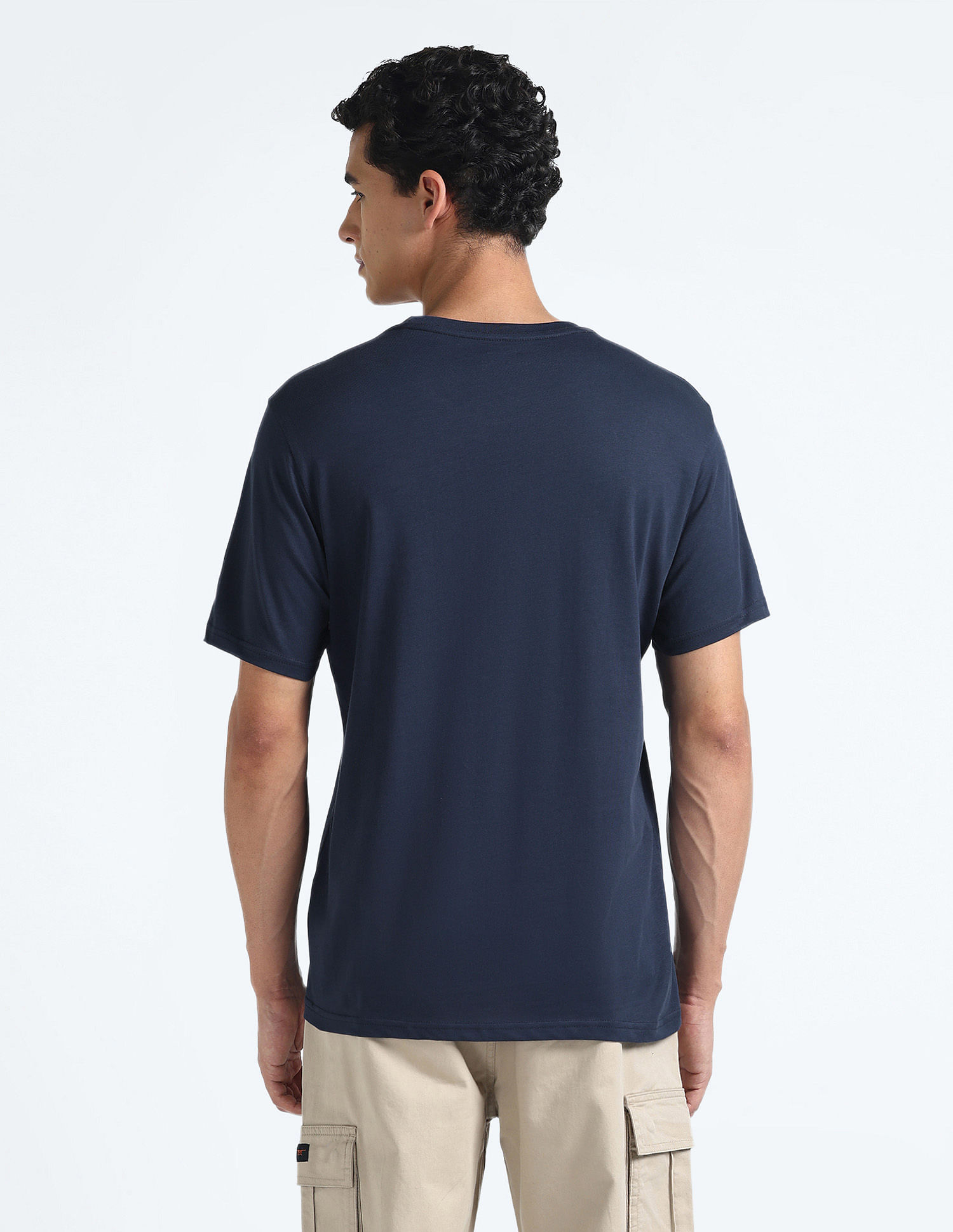 Flying Machine Flap Pocket Cotton T-Shirt