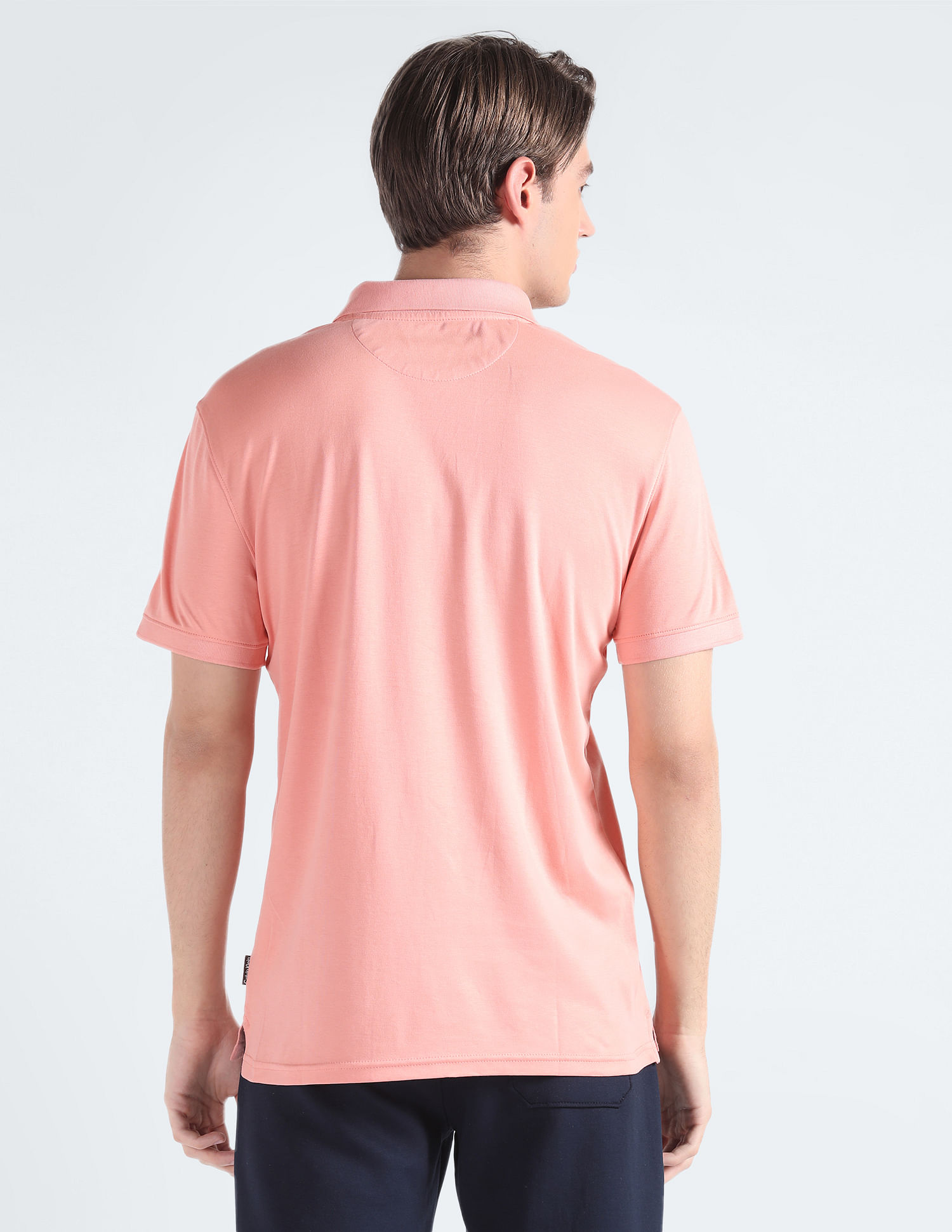 Buy Calvin Klein Solid Cotton Liquid Polo Shirt - NNNOW.com
