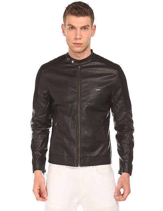Buy Black Jackets & Coats for Men by FLYING MACHINE Online | Ajio.com-thanhphatduhoc.com.vn