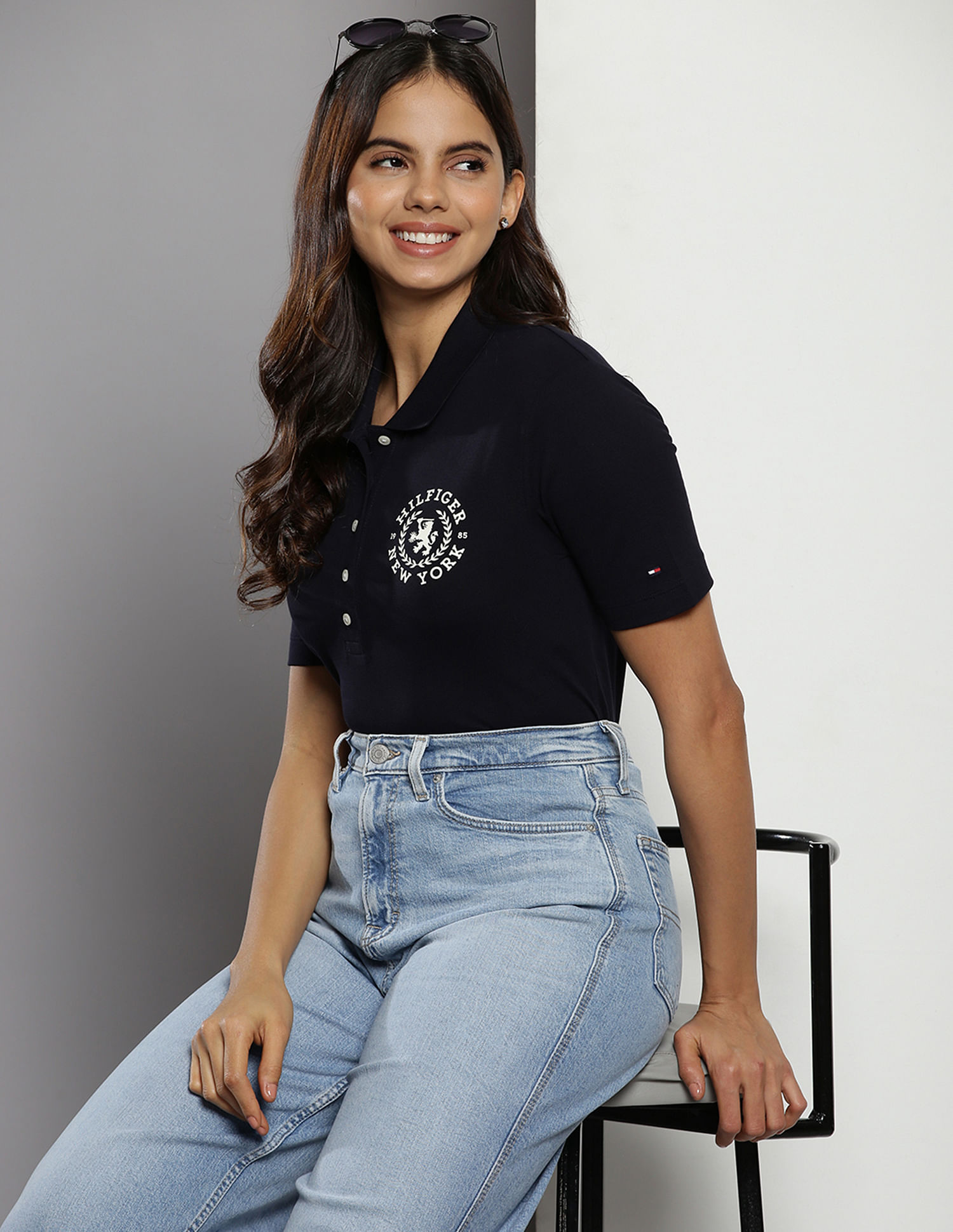 Tommy Hilfiger Crest Embroidered Polo Shirt