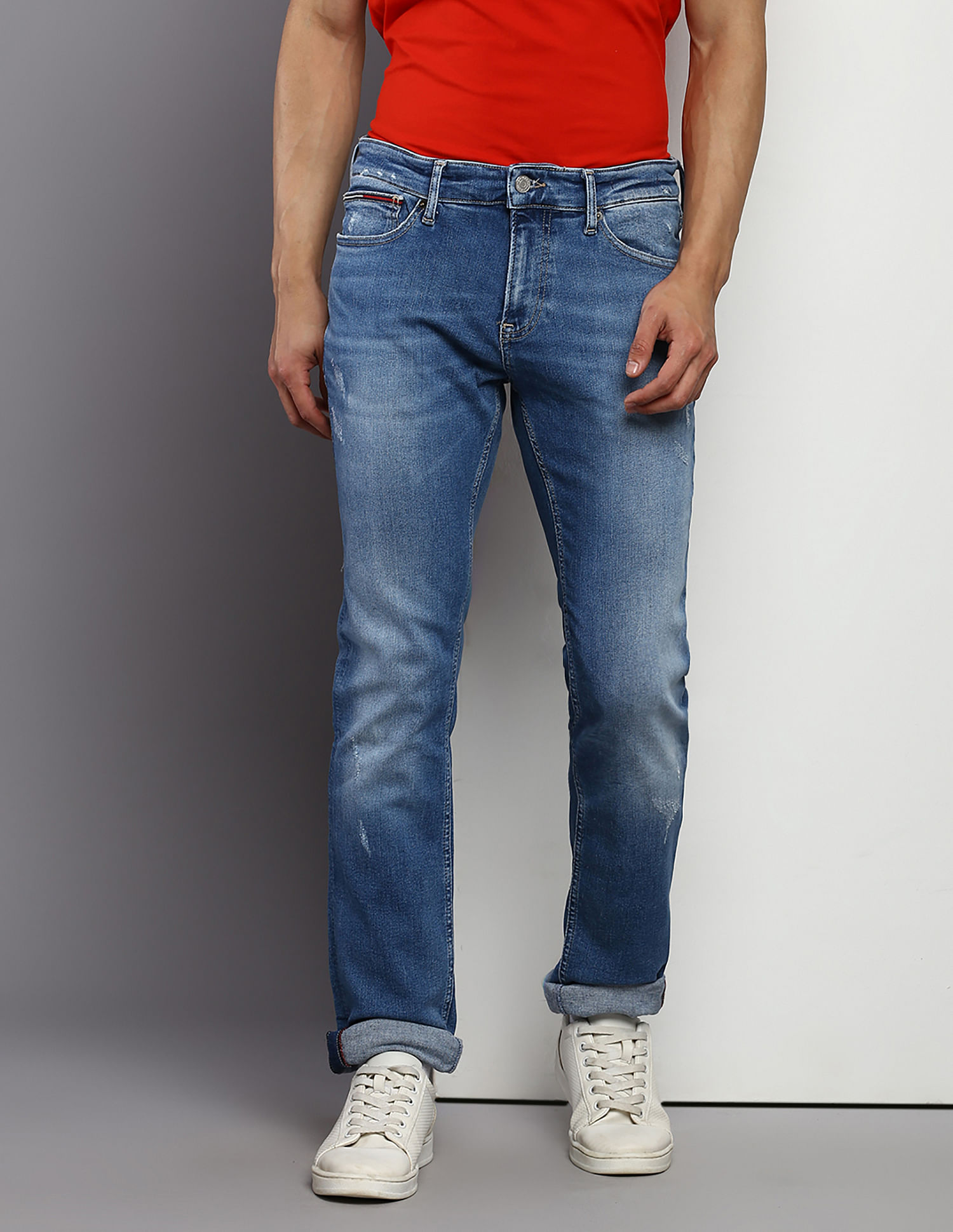Buy Tommy Hilfiger Scanton Slim Fit Lightly Distressed Jeans 