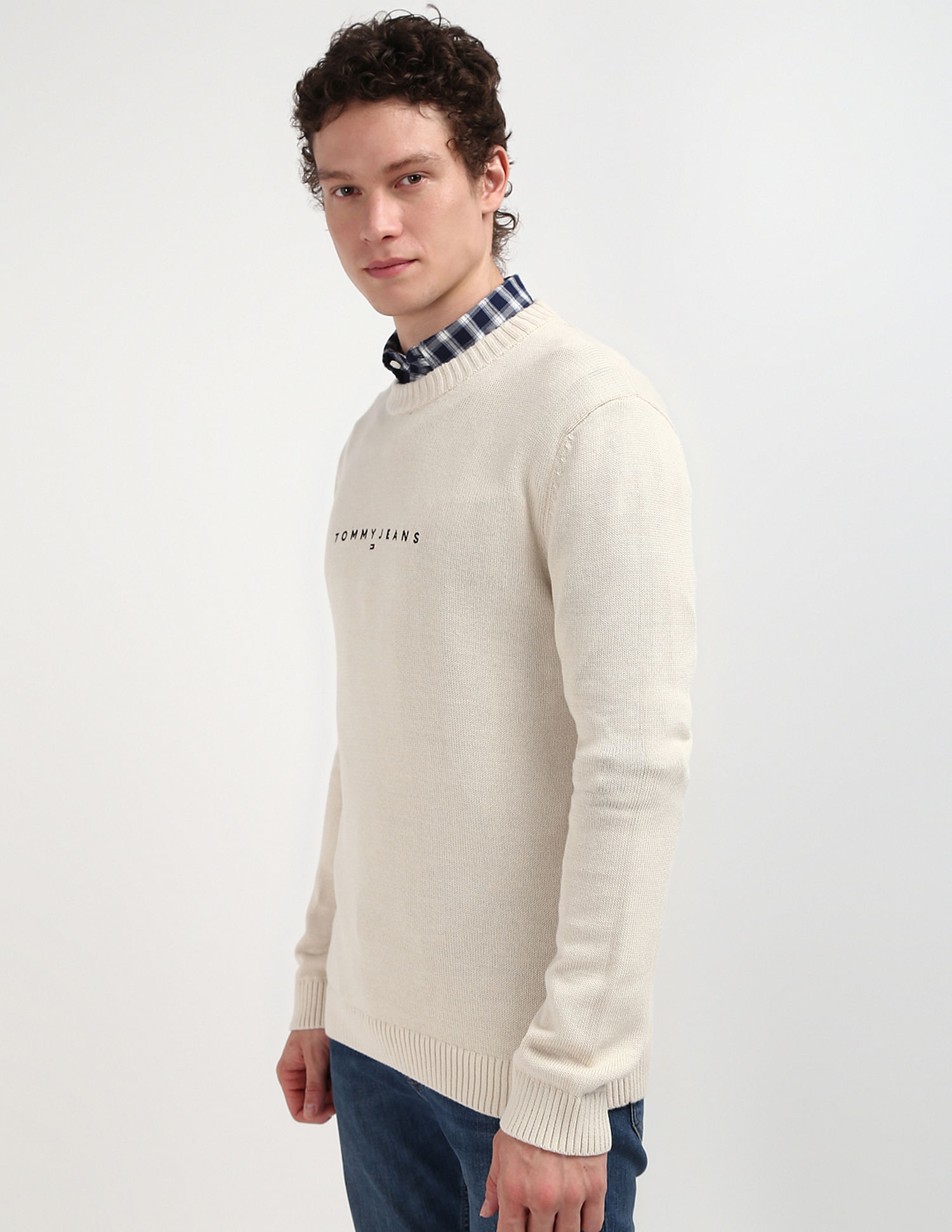 Tommy Hilfiger Slim Linear Logo Sweater