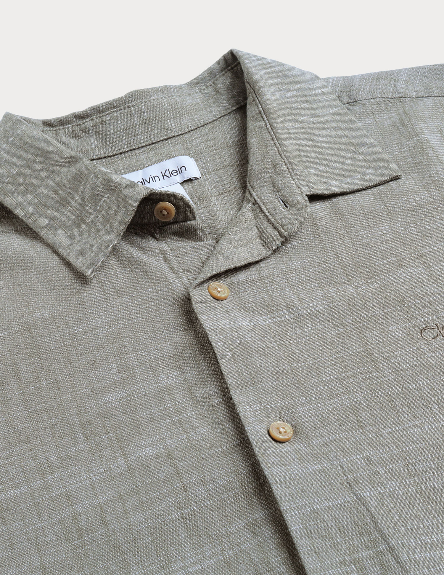 Calvin Klein Cotton Solid Shirt