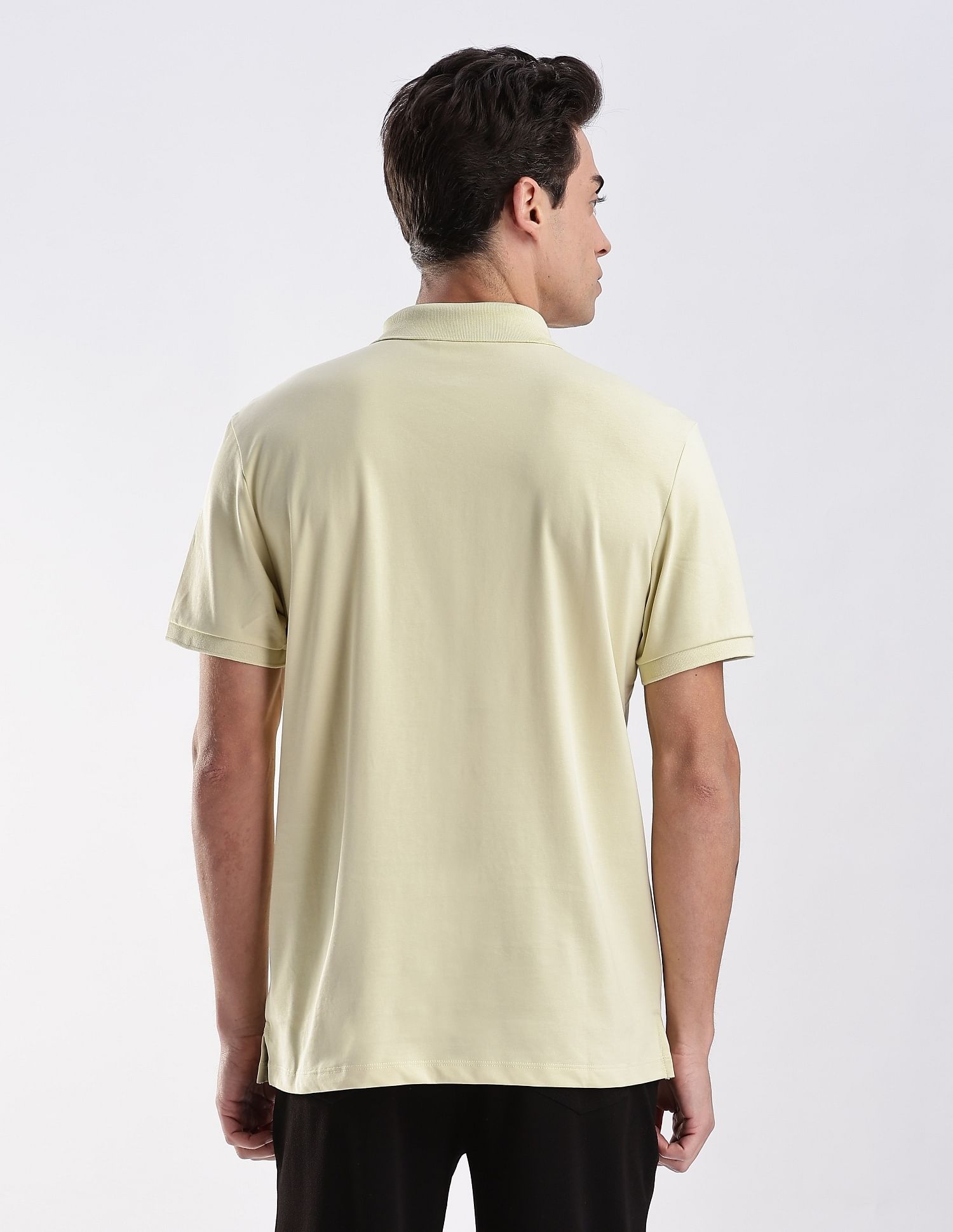 Calvin Klein Jeans Regular-Fit Solid Cotton Polo Shirt