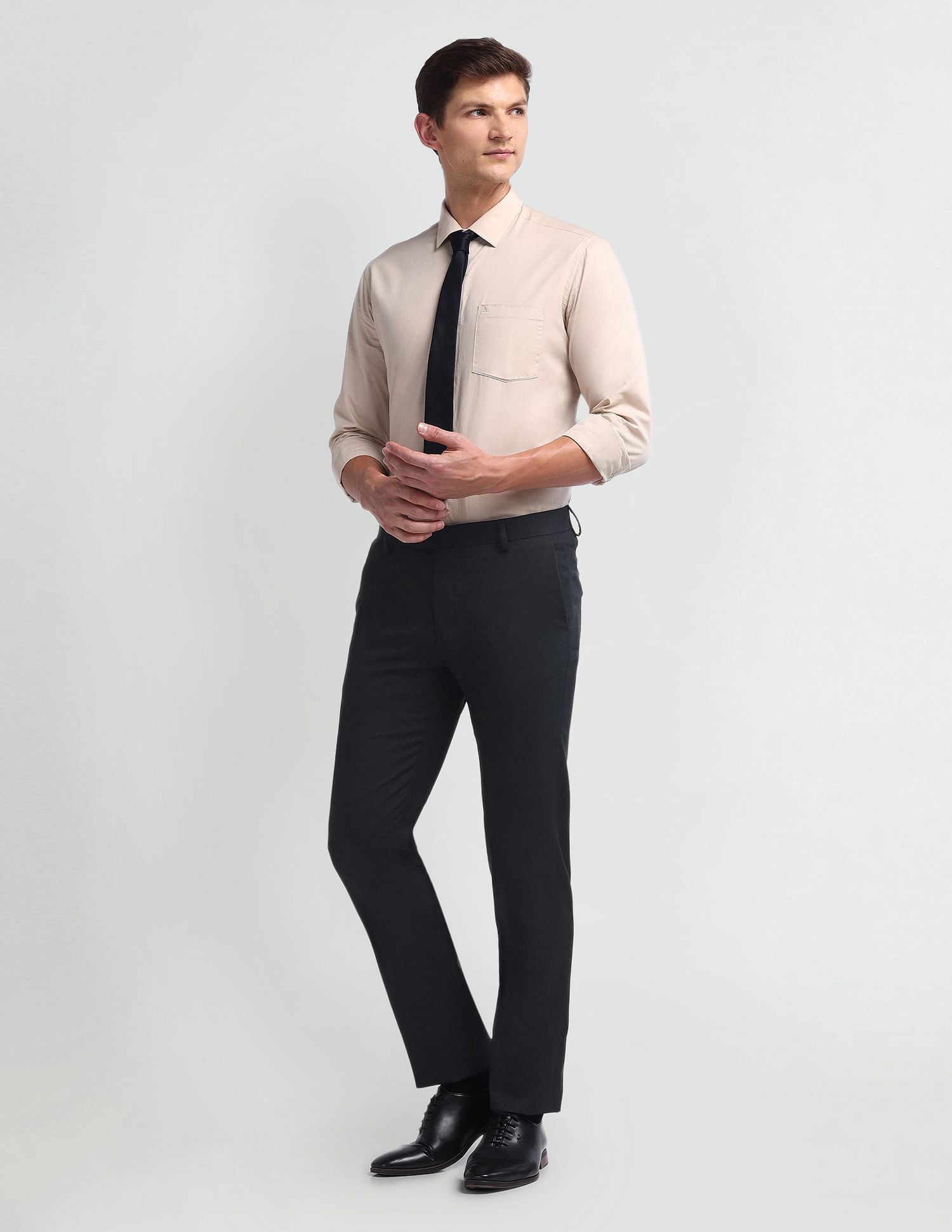 Arrow Geometric Pattern Tapered fit Trousers