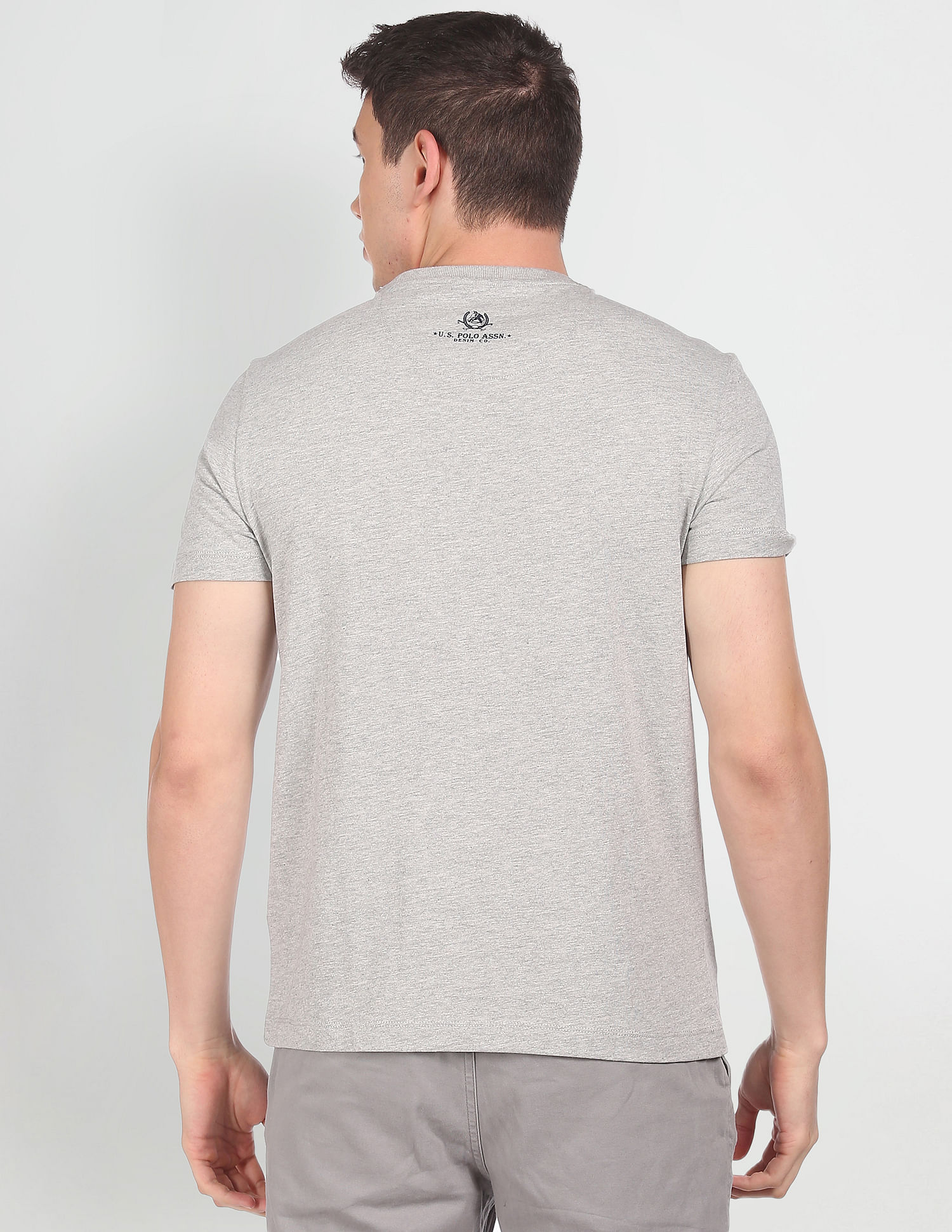 U.S. Polo Assn. Denim Co. Cotton Brand Print T-Shirt