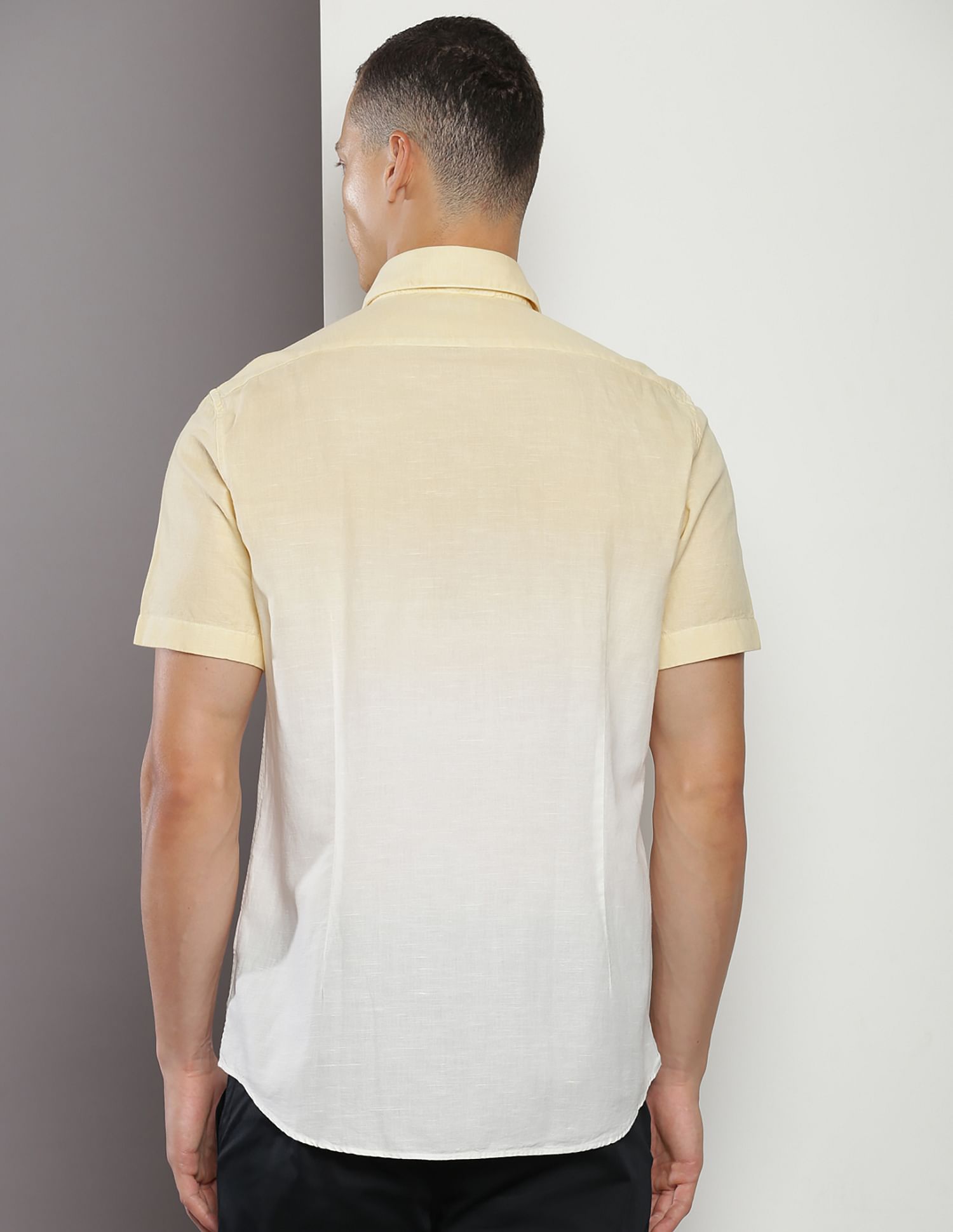 Calvin Klein Cotton Poplin Ombre Shirt
