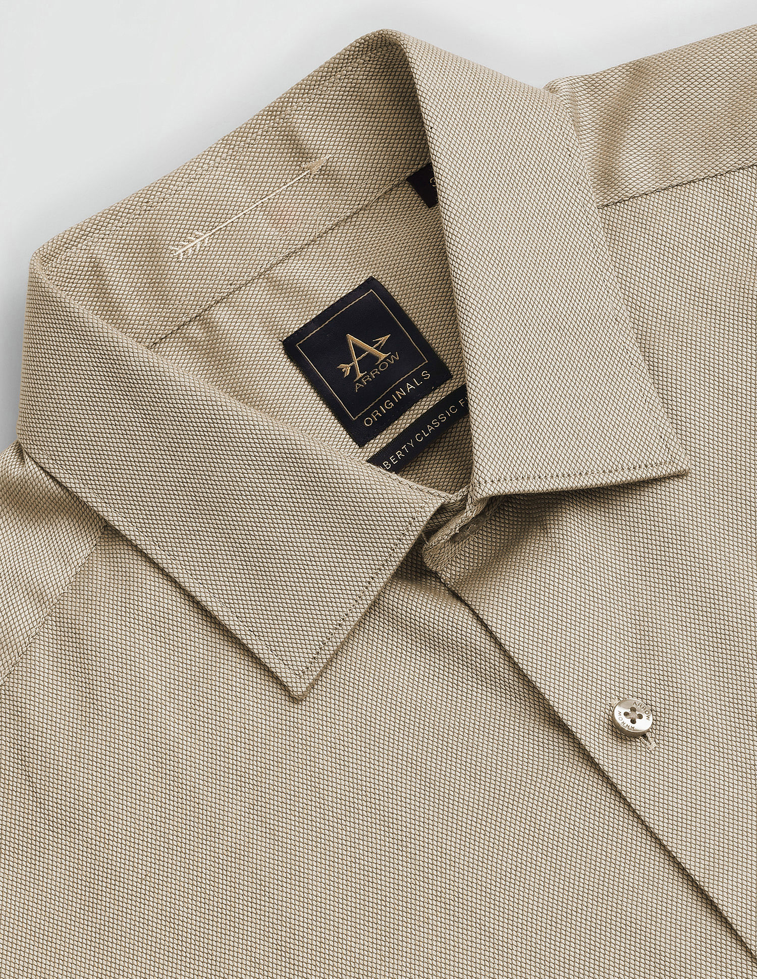 Arrow Solid Dobby Regular Fit Shirt