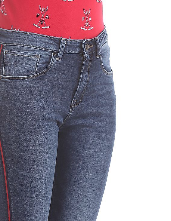 U.S. Polo Assn. Women High Rise Super Skinny Fit Jeans