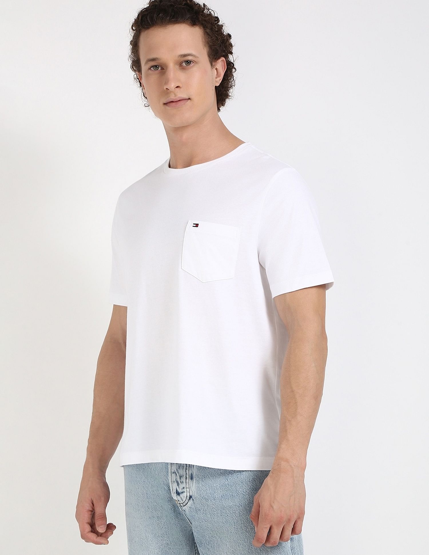 Tommy Hilfiger Solid Regular-Fit Cotton T-Shirt