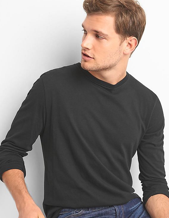 Gap black deals long sleeve shirt