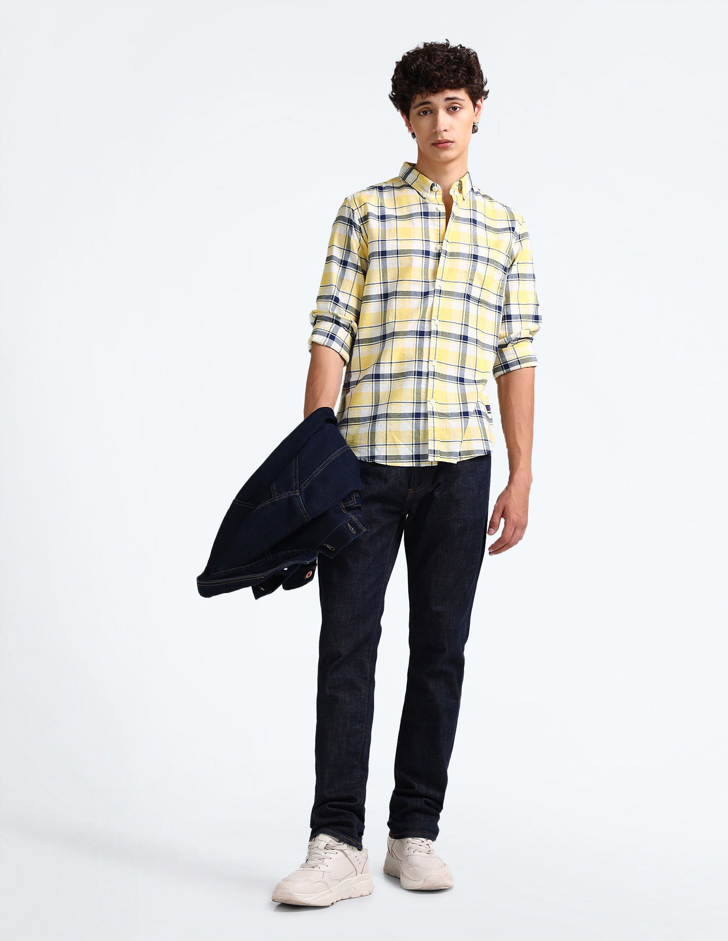 Flying Machine Slim Fit Oxford Shirt