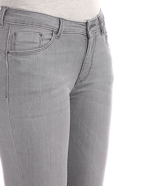 Flying Machine Women Twiggy Super Skinny Fit Mid Rise Jeans