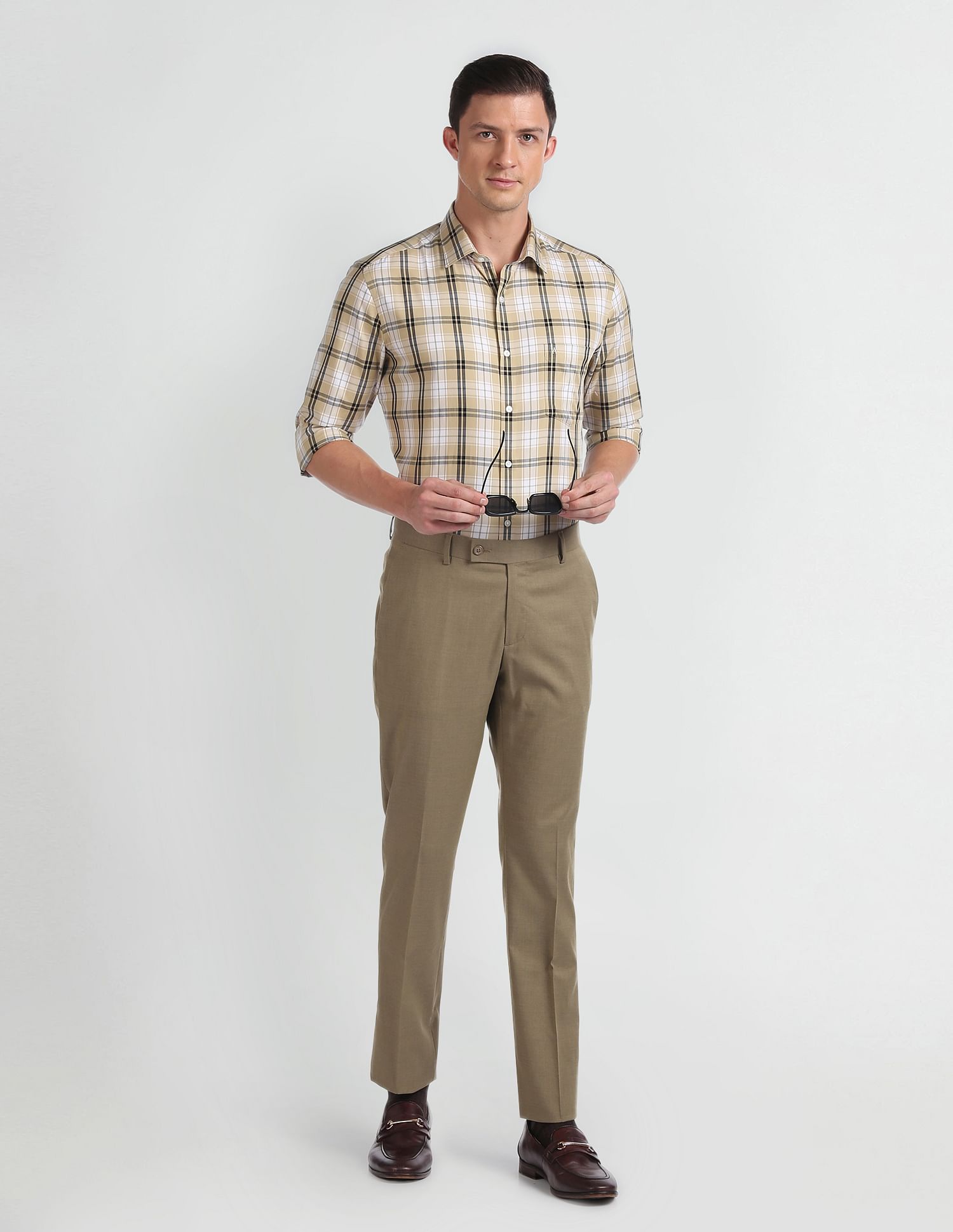Arrow Tartan Check Twill Shirt