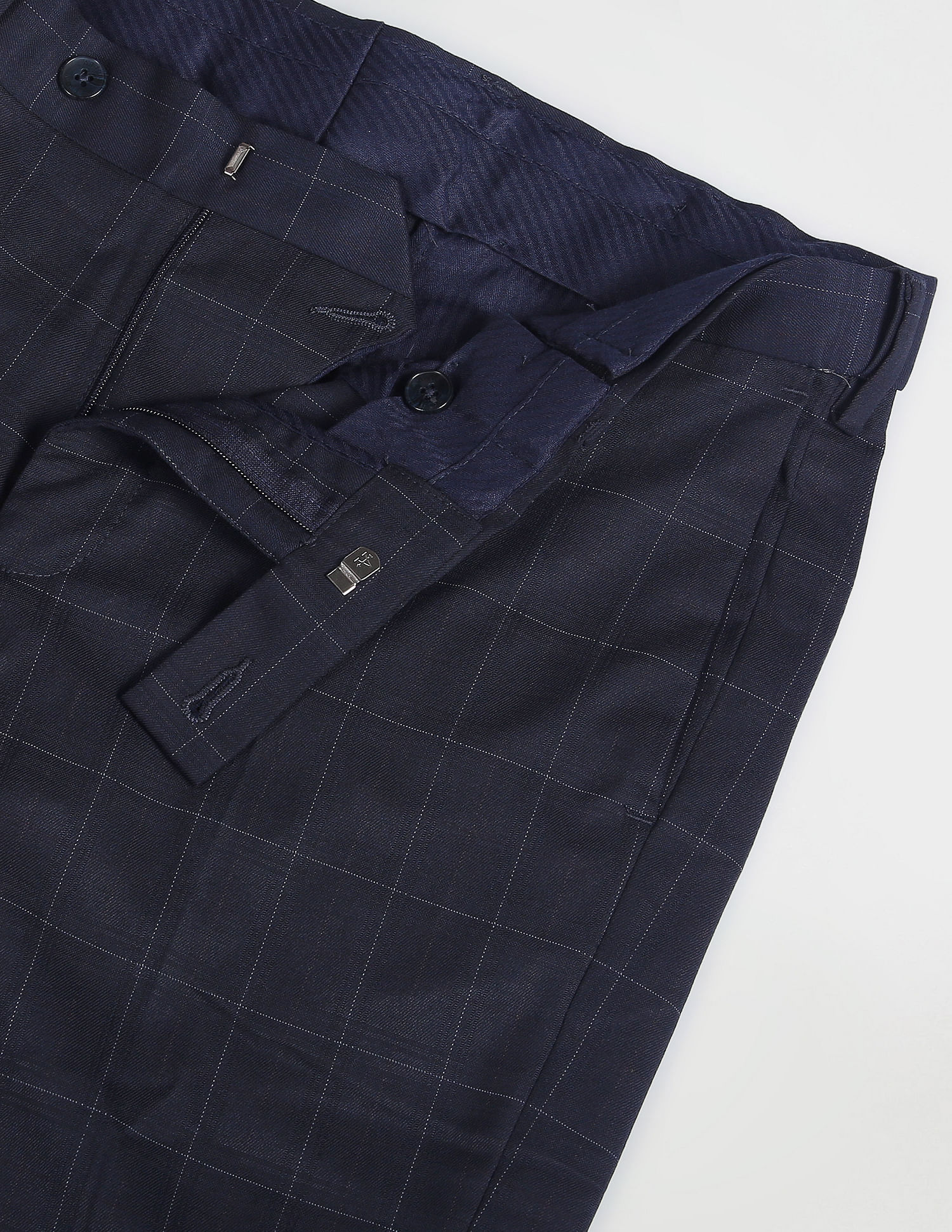 Arrow Windowpane Tailored Formal Trousers