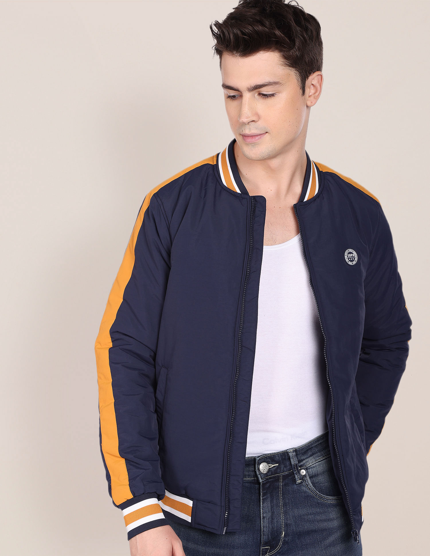 Us polo assn bomber on sale jacket