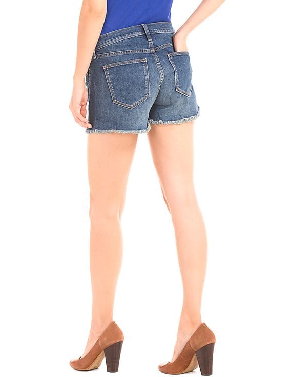 Buy GAP Women Women Blue Authentic 1969 Summer Shorts