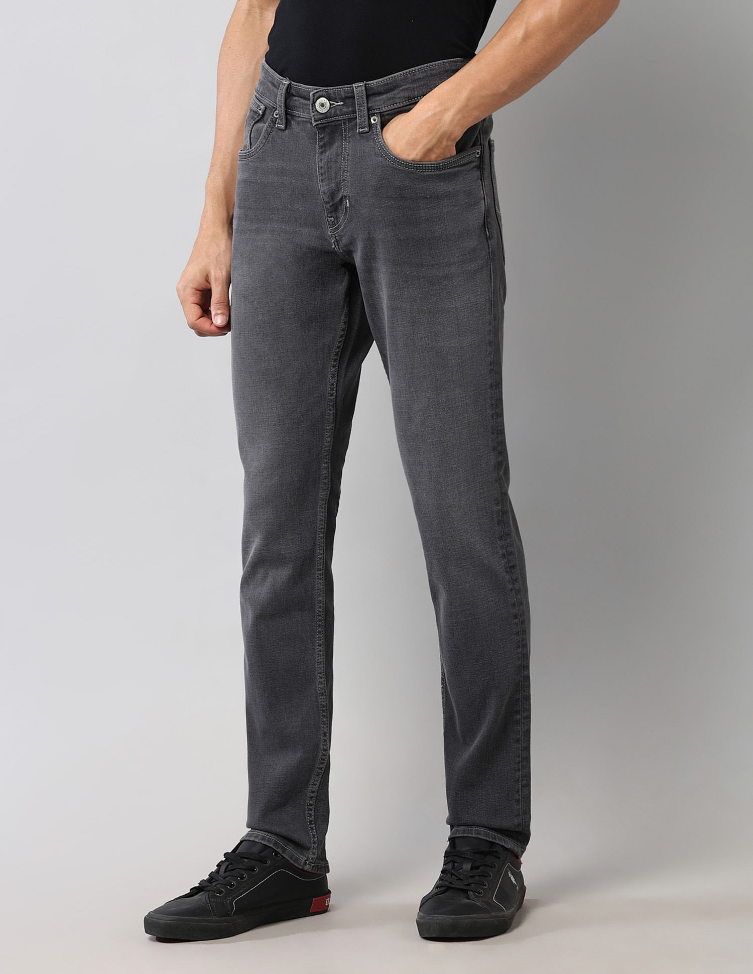U.S. Polo Assn. Denim Co. Brandon Slim Tapered Black Jeans