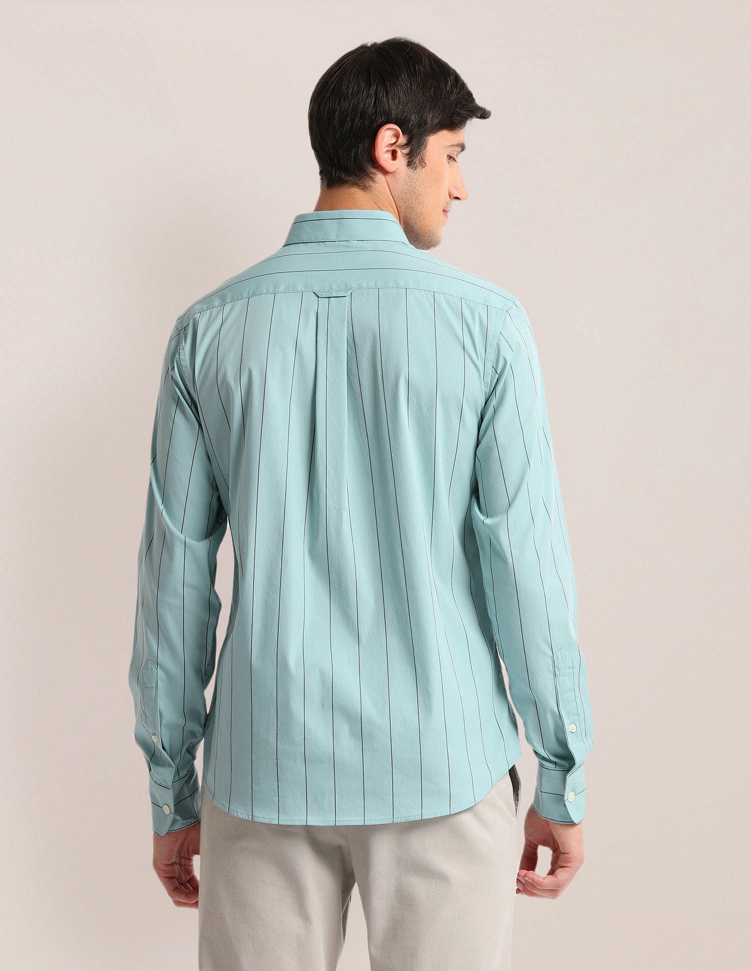 U.S. Polo Assn. Vertical Stripe Tailored Fit Shirt