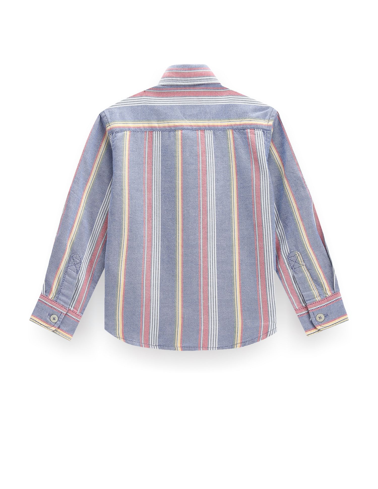 U.S. Polo Assn. Kids Boys Vertical Stripe Super Slim Fit Shirt