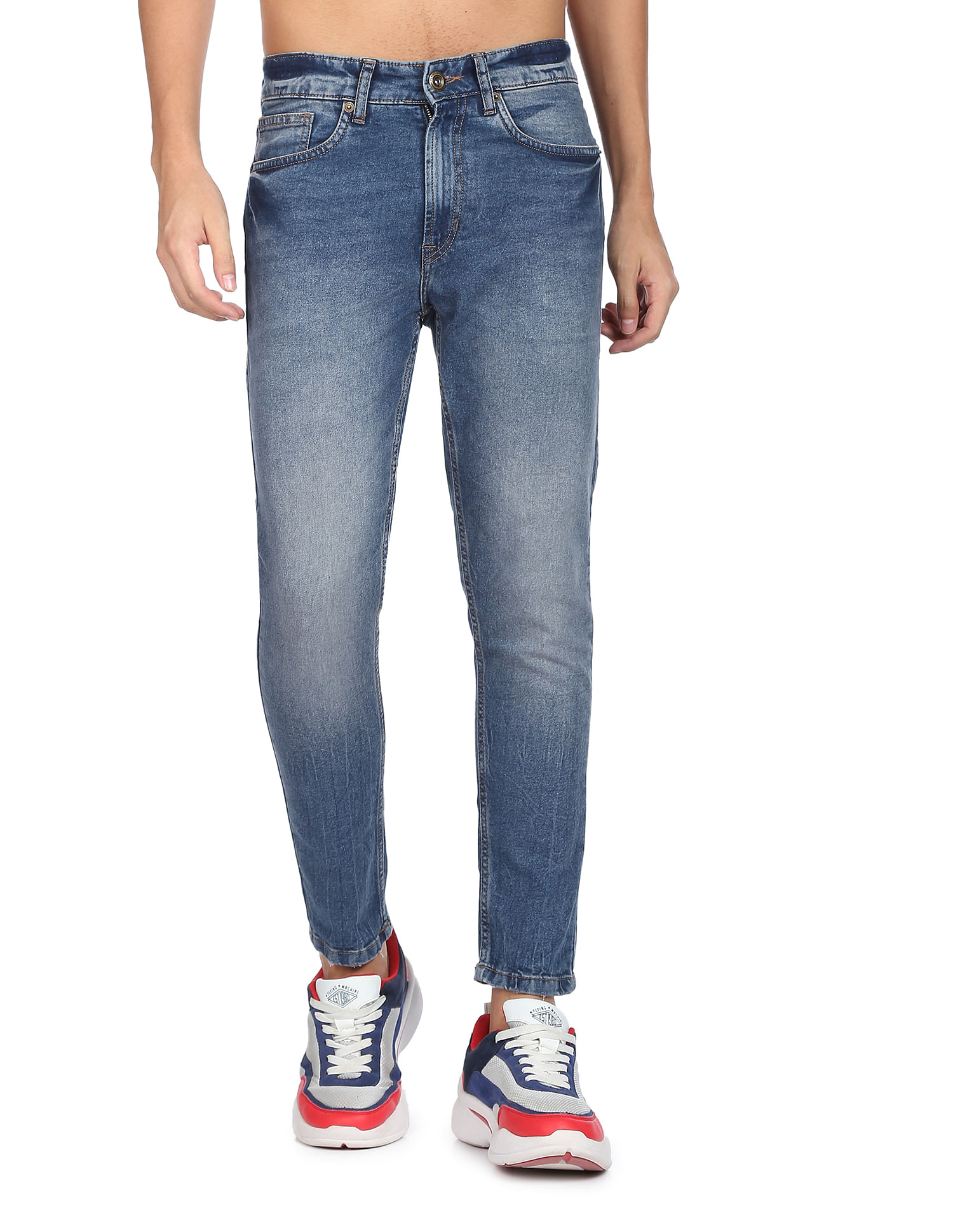 Flying Machine Mid Rise MJ Mankle Slim Fit Jeans