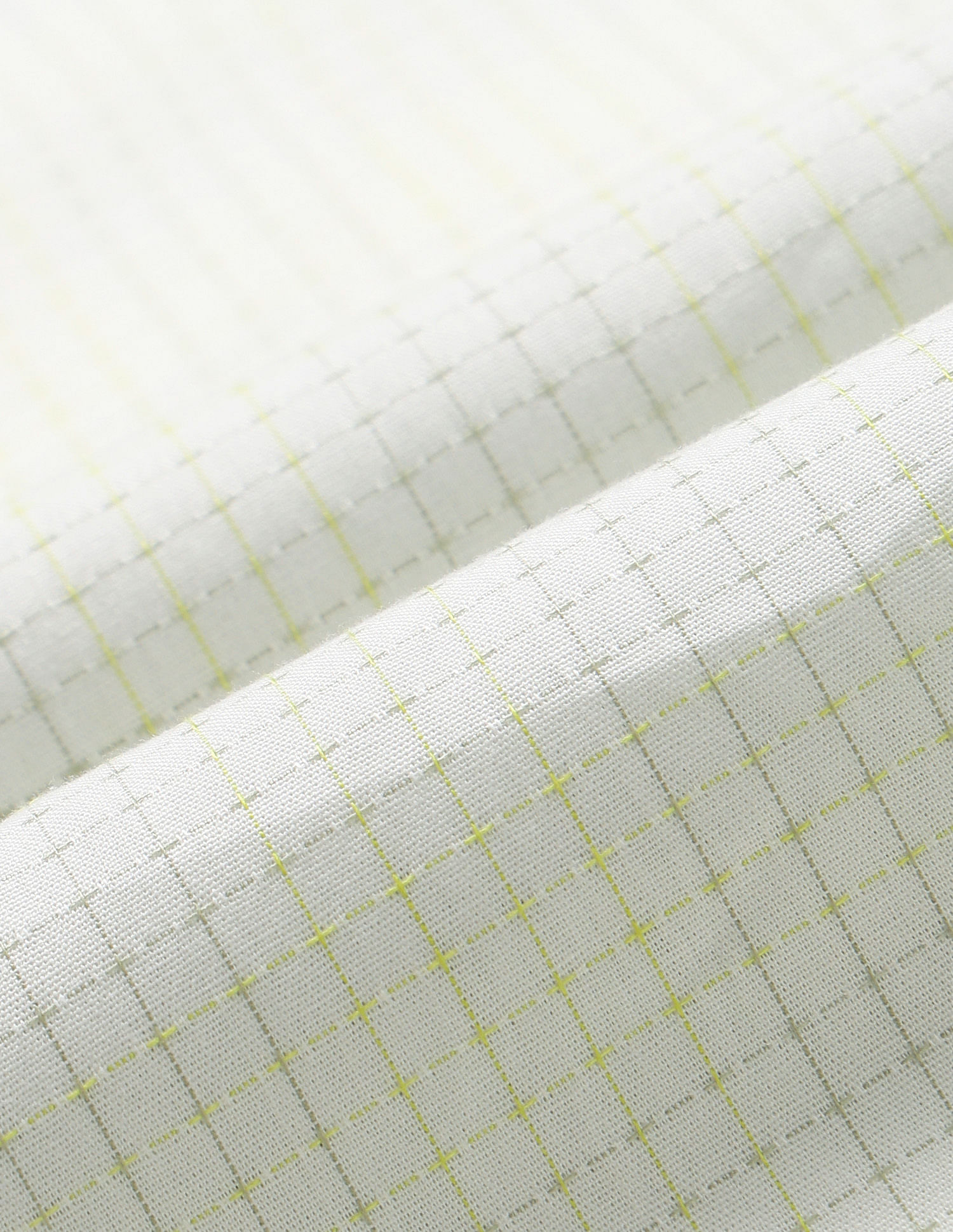 Arrow Plaid Checked Dobby Cotton Shirt