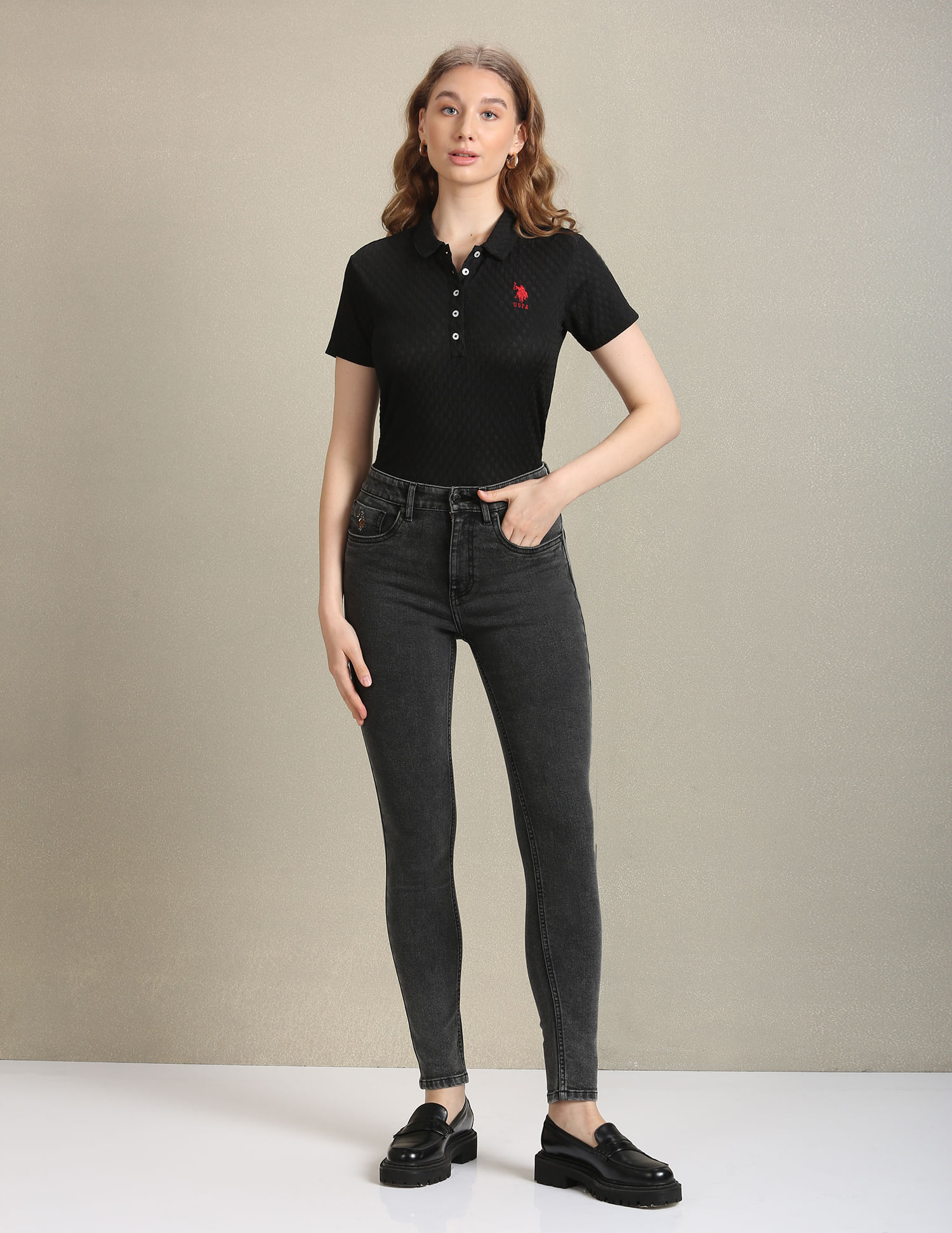 Buy Polo Women High Rise Skinny Fit Jeans