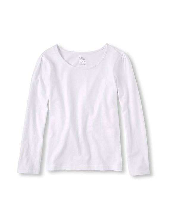  The Childrens Place Girls Long Sleeve Layering Tee