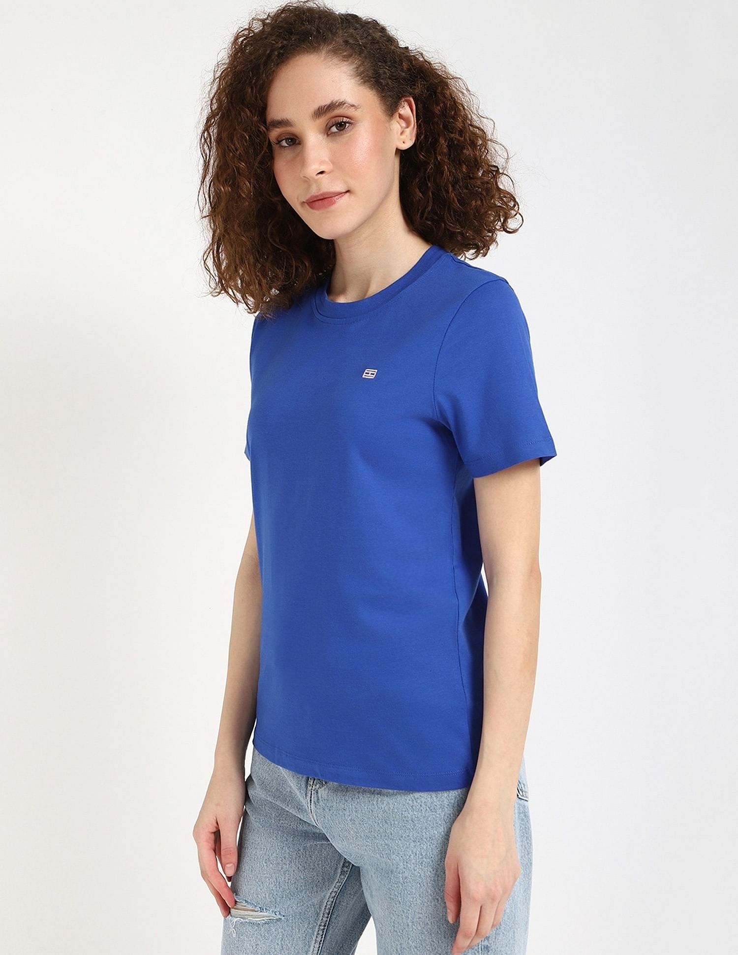 Tommy Hilfiger Solid Regular-Fit Cotton T-Shirt