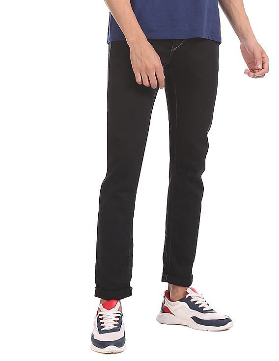 Flying Machine Jackson Skinny Fit Rinsed Low Waist Jeans