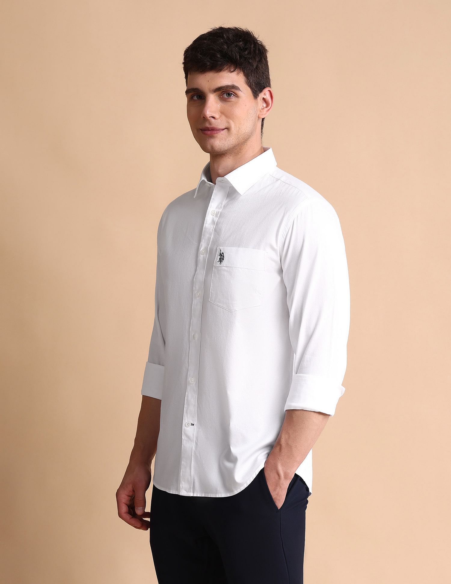 U.S. Polo Assn. Pure Cotton Tailored Fit Shirt