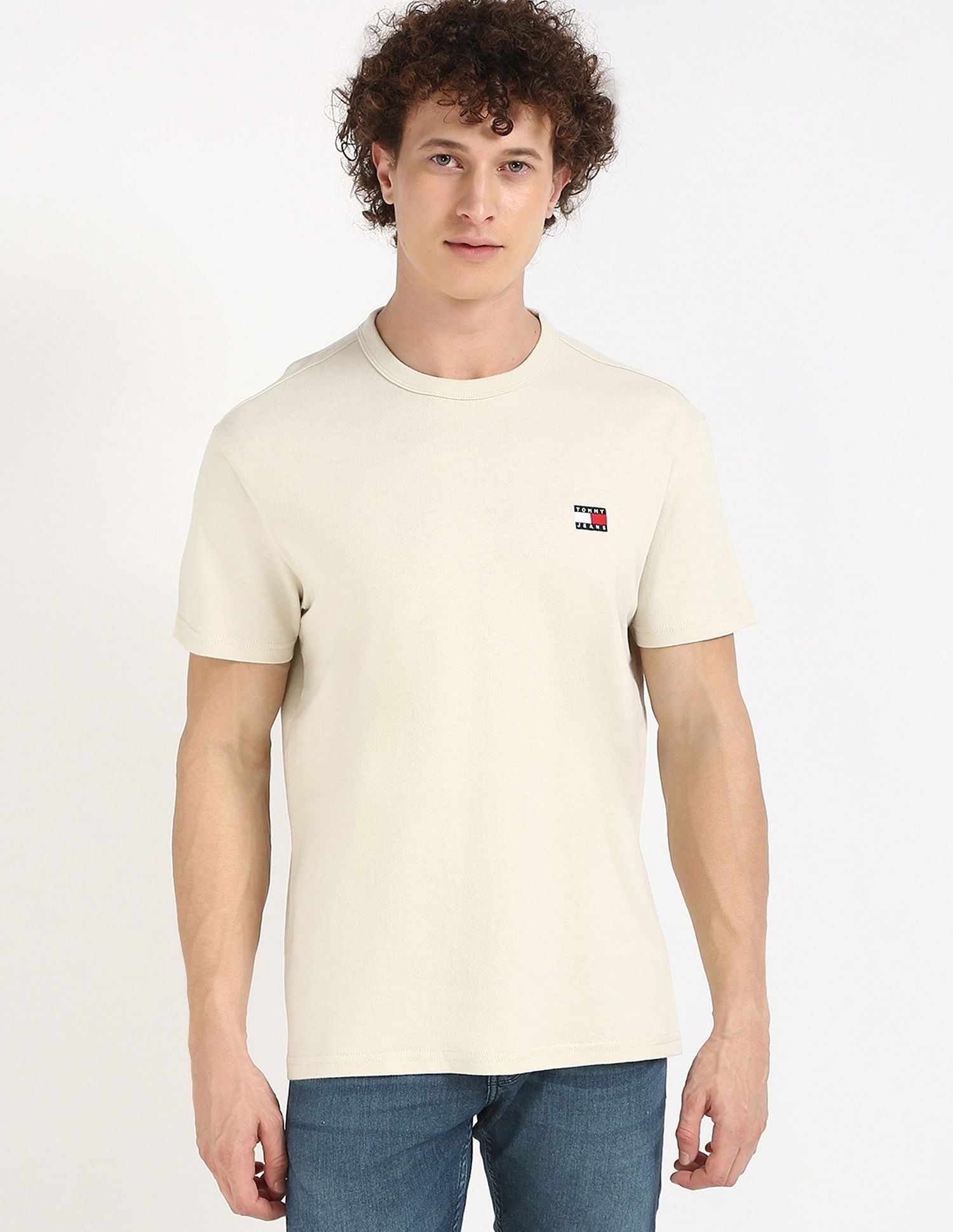 Tommy Hilfiger Solid Regular-Fit Cotton T-Shirt