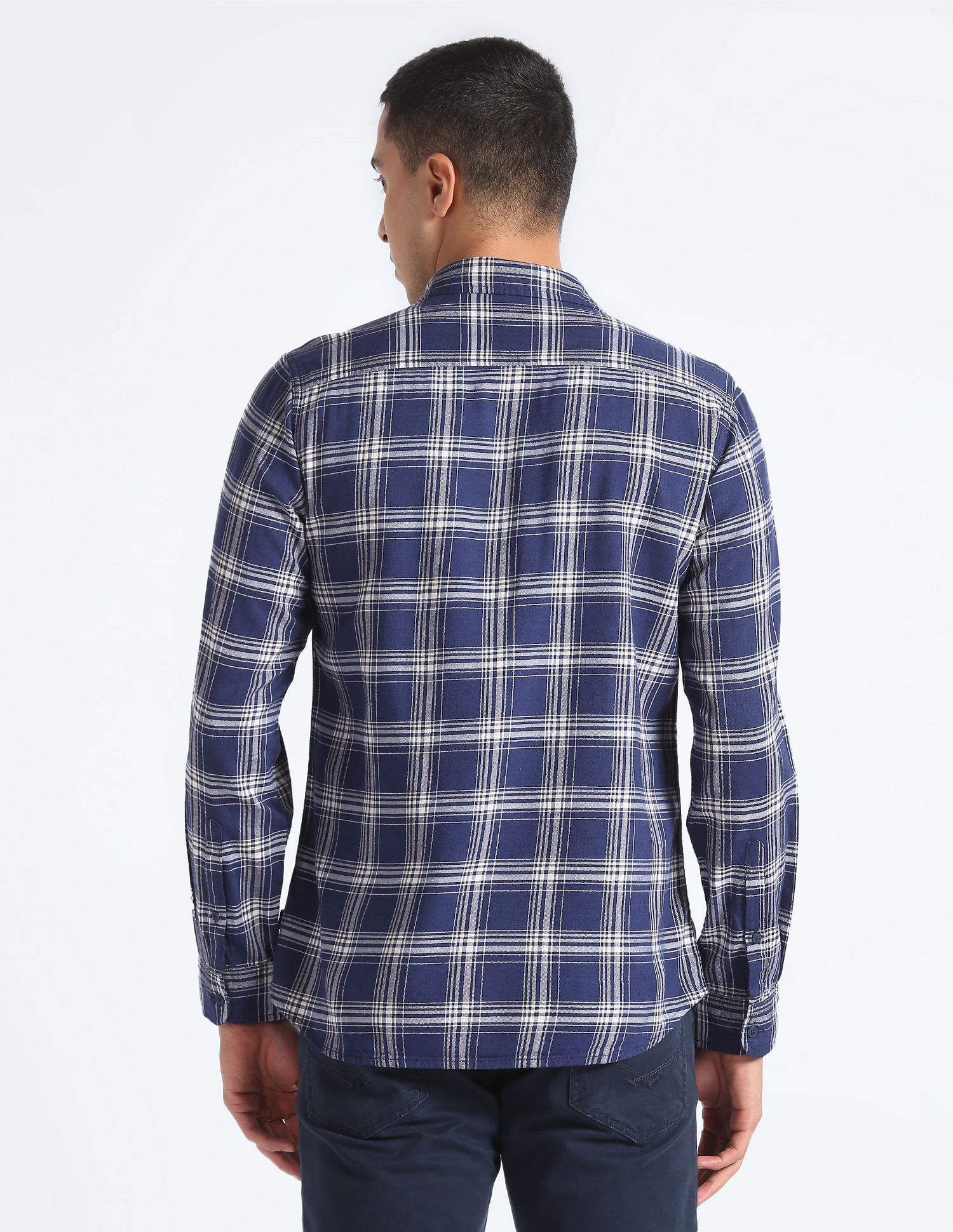 Flying Machine Tartan Check Twill Shirt