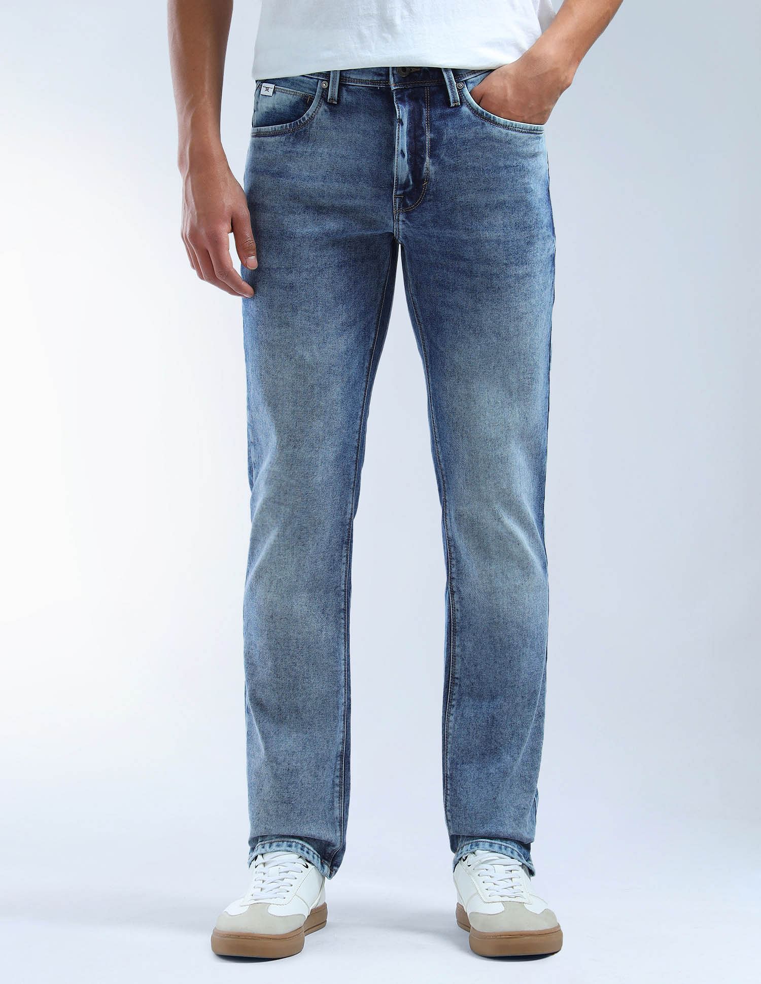 Flying Machine Freddie Slim Straight Fit Style Denim Jeans