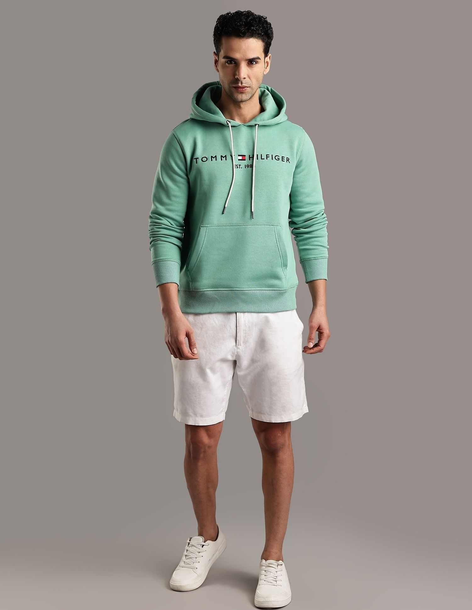Tommy Hilfiger Embroidered Logo Regular-Fit Cotton Sweatshirt