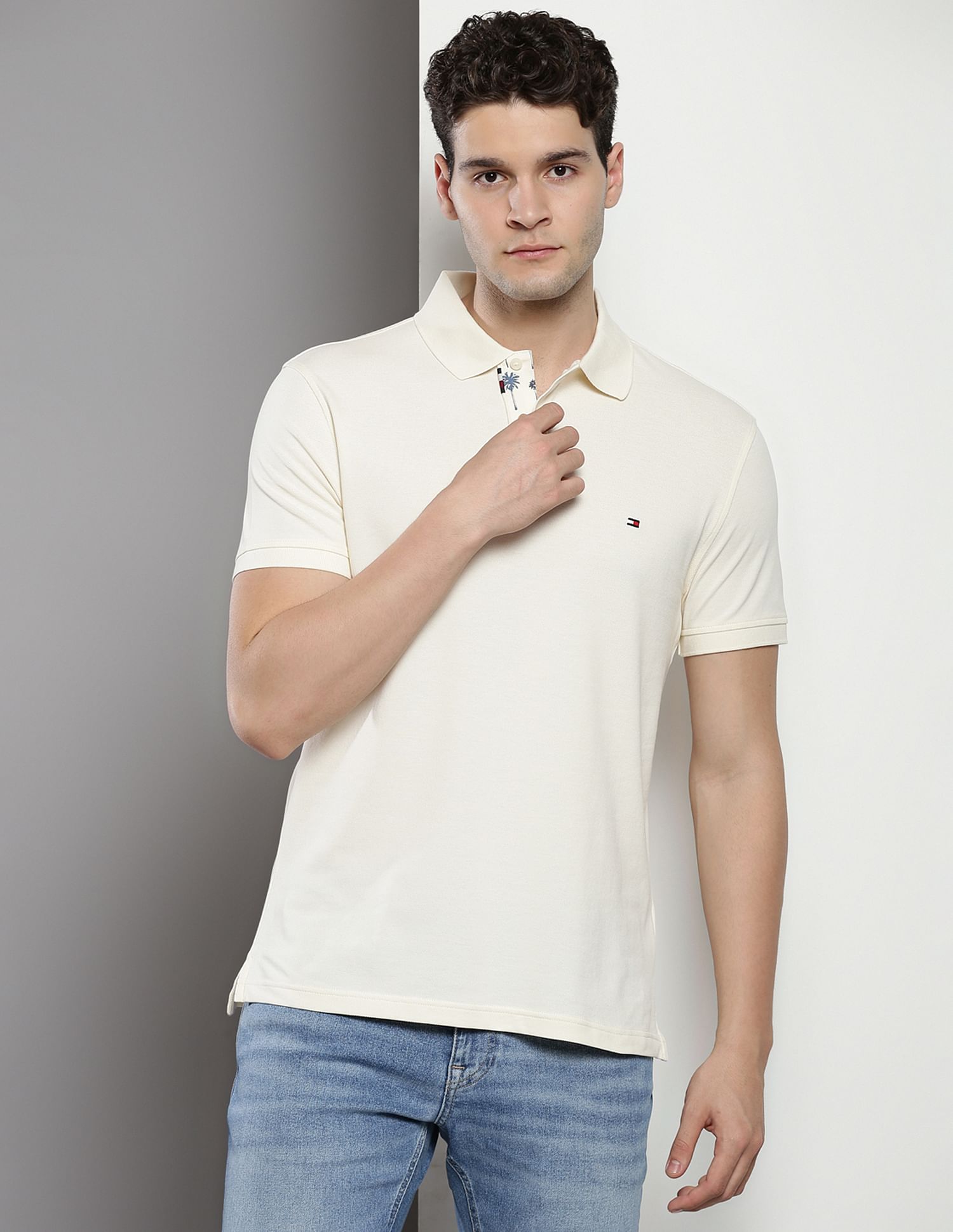 Tommy Hilfiger Organic Cotton Solid Polo Shirt