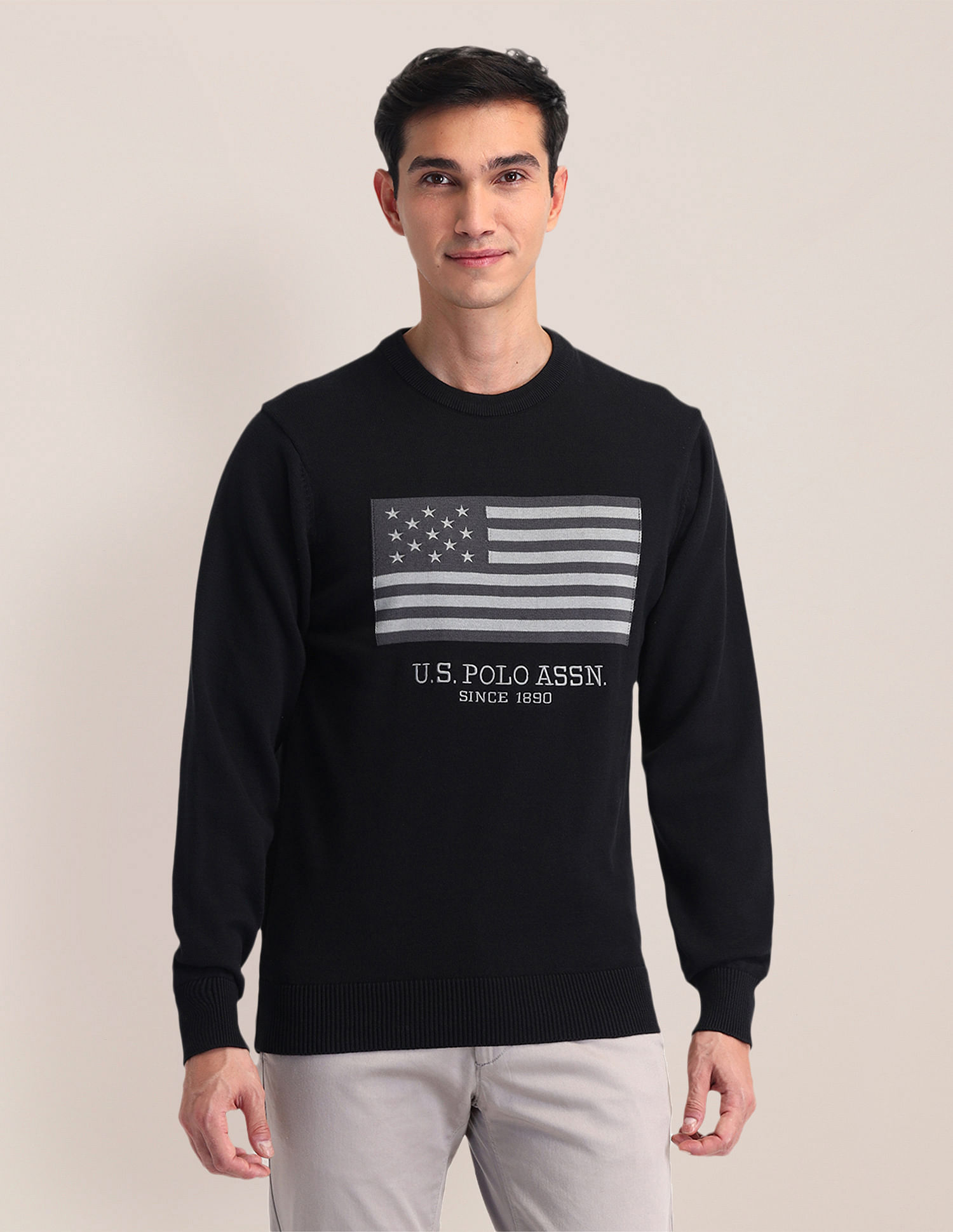 U.S. Polo Assn. Regular Fit Logo Sweater