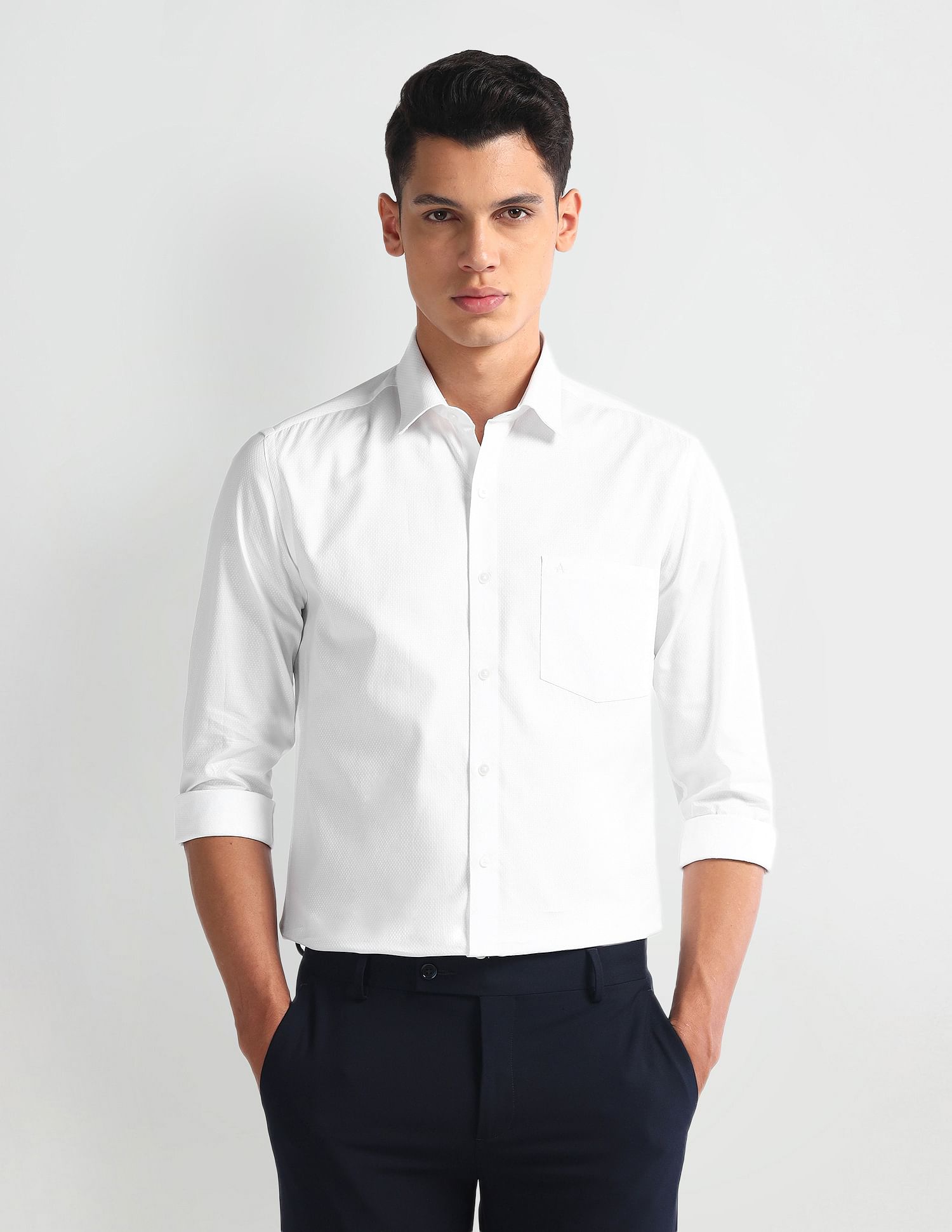Arrow Manhattan Slim Cotton Shirt