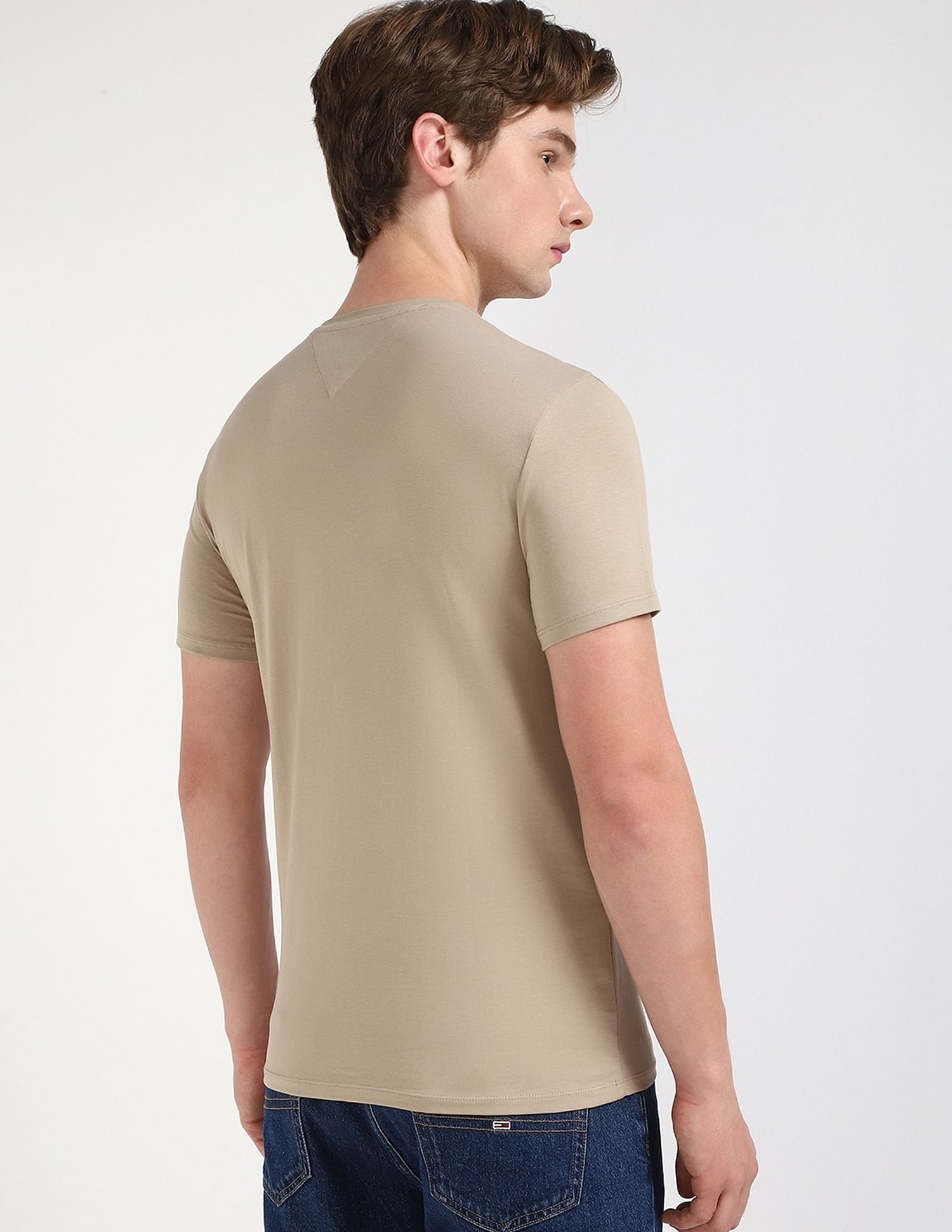 Tommy Hilfiger Solid Regular-Fit Cotton T-Shirt