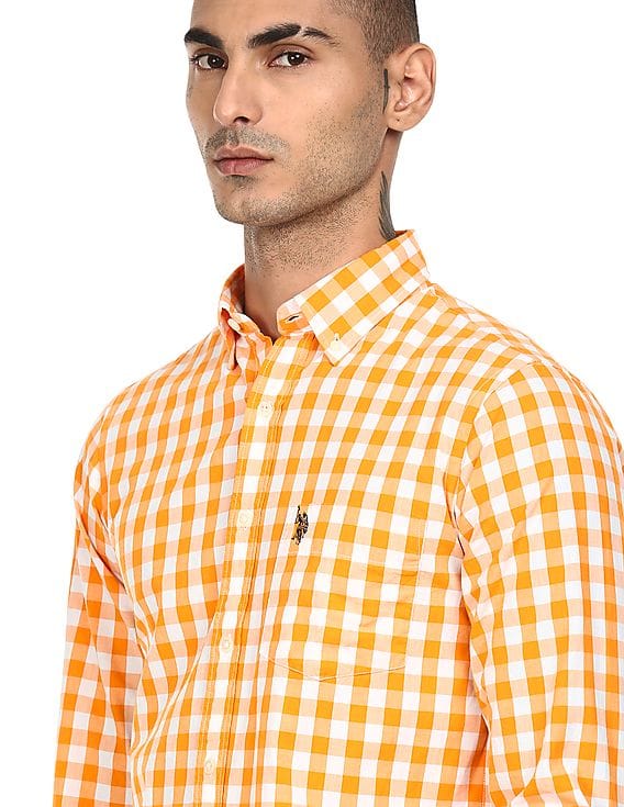 Buy U.S. Polo Assn. Men Orange And 