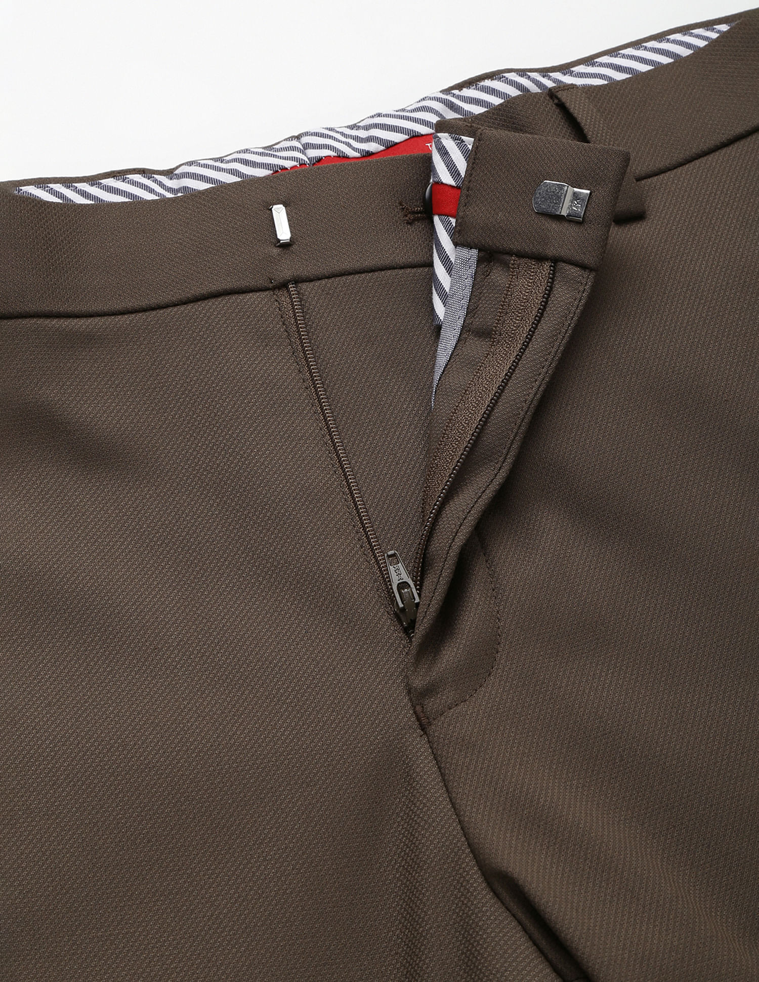 Tommy Hilfiger Mid Rise Honeycomb Weave Trousers