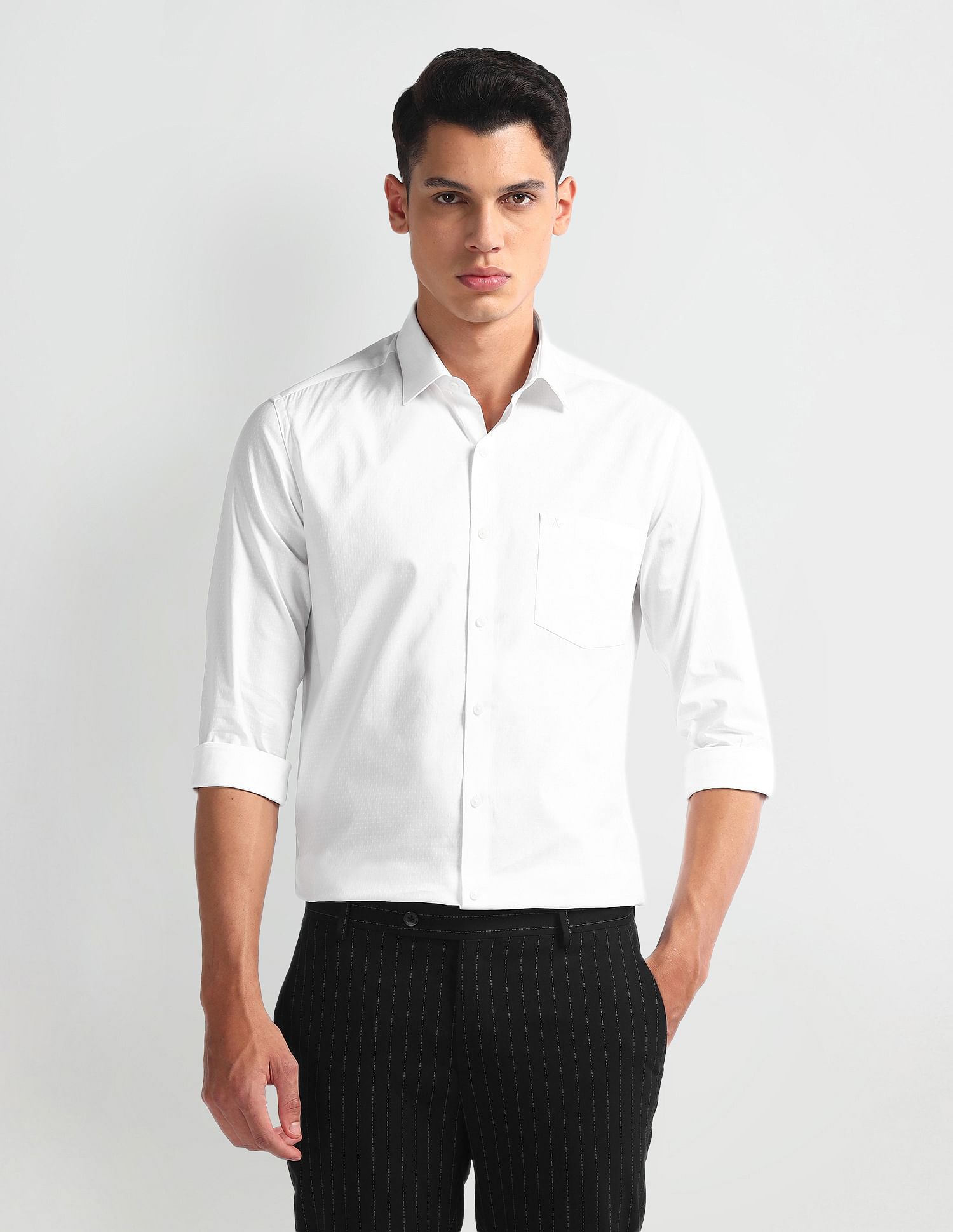 Arrow Manhattan Slim Cotton Shirt
