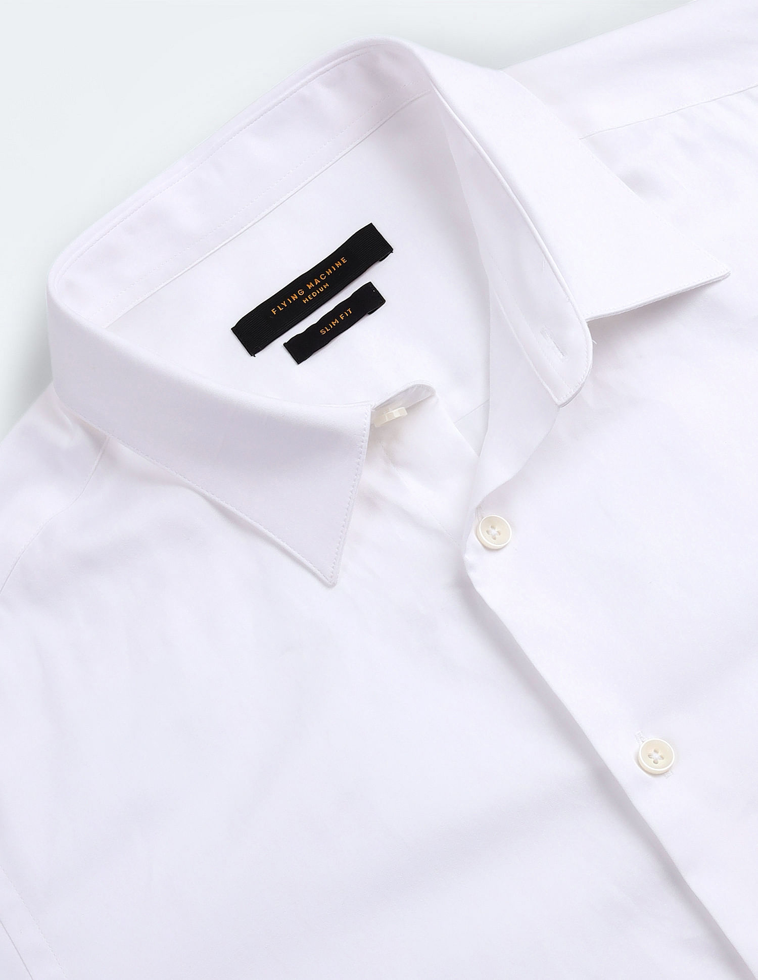 Flying Machine Sateen Cotton Slim Fit Shirt