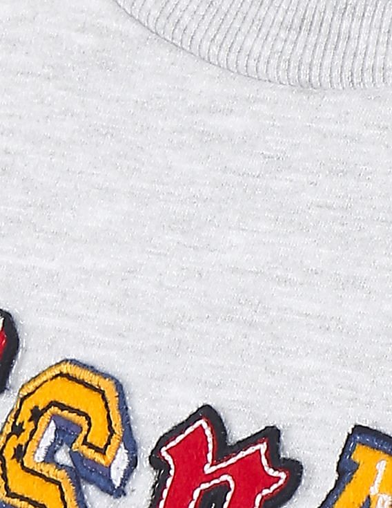 U.S. Polo Assn. Kids Long Sleeve Appliqued Logo Sweatshirt