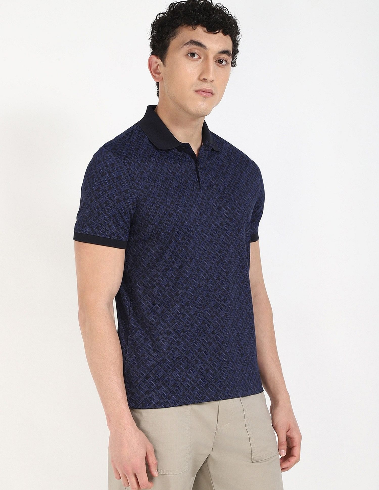 Tommy Hilfiger Embroidered Logo Regular-Fit Cotton Polo Shirt