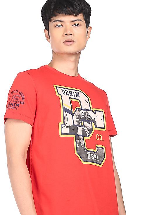 U.S. Polo Assn. Denim Co. Crew Neck Graphic Print T-Shirt