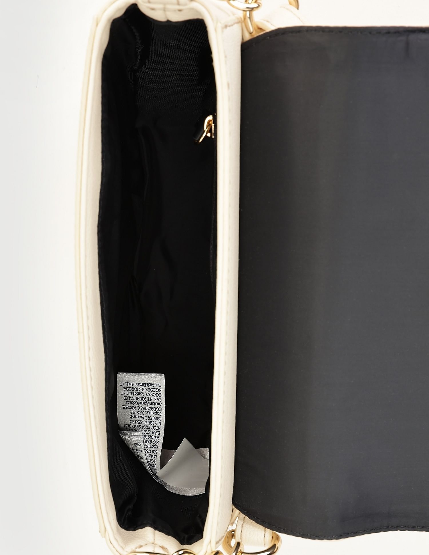 Tommy Hilfiger Solid Beige PU Sling Bags