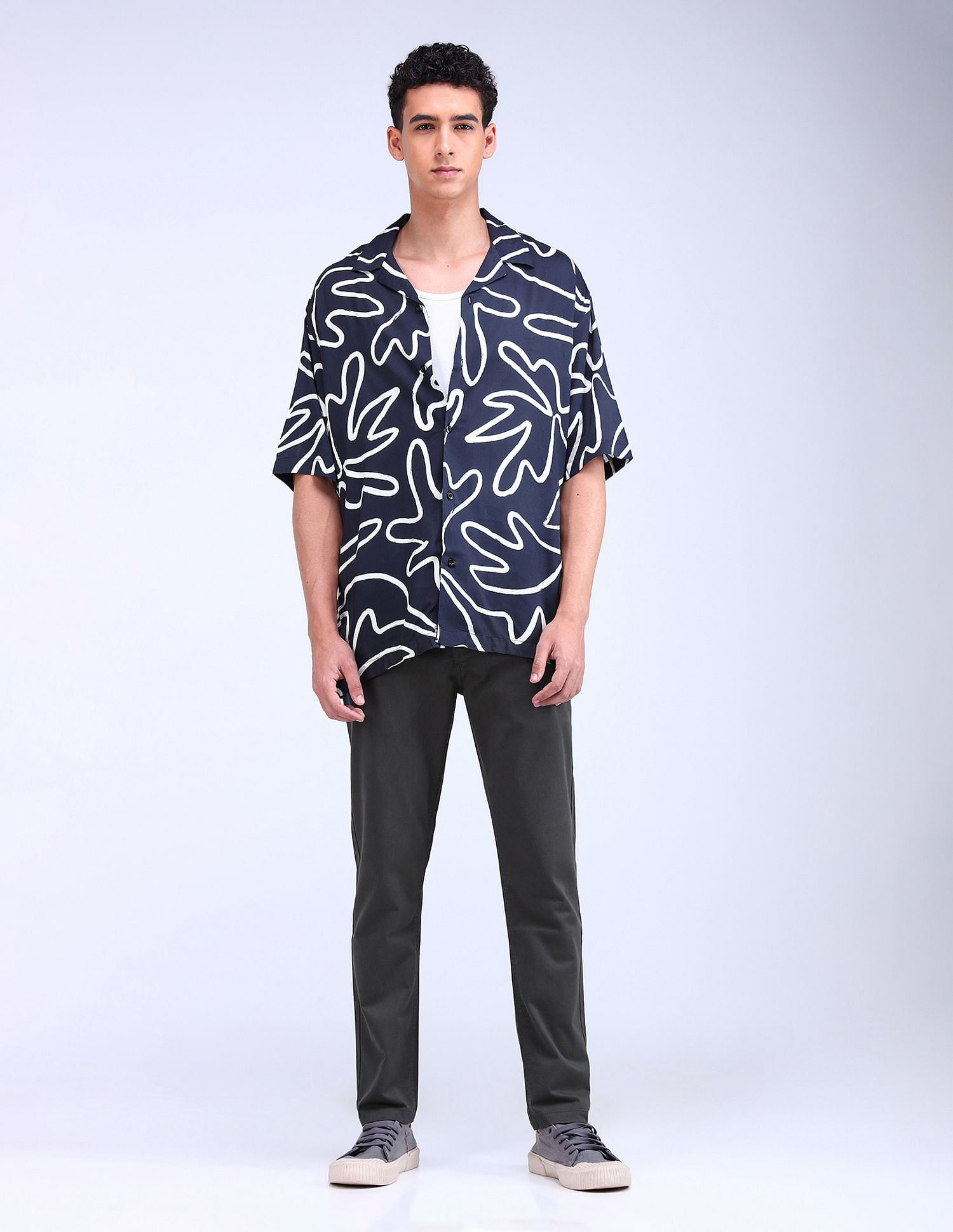 Flying Machine Slash Slim Tapered Twill Trousers