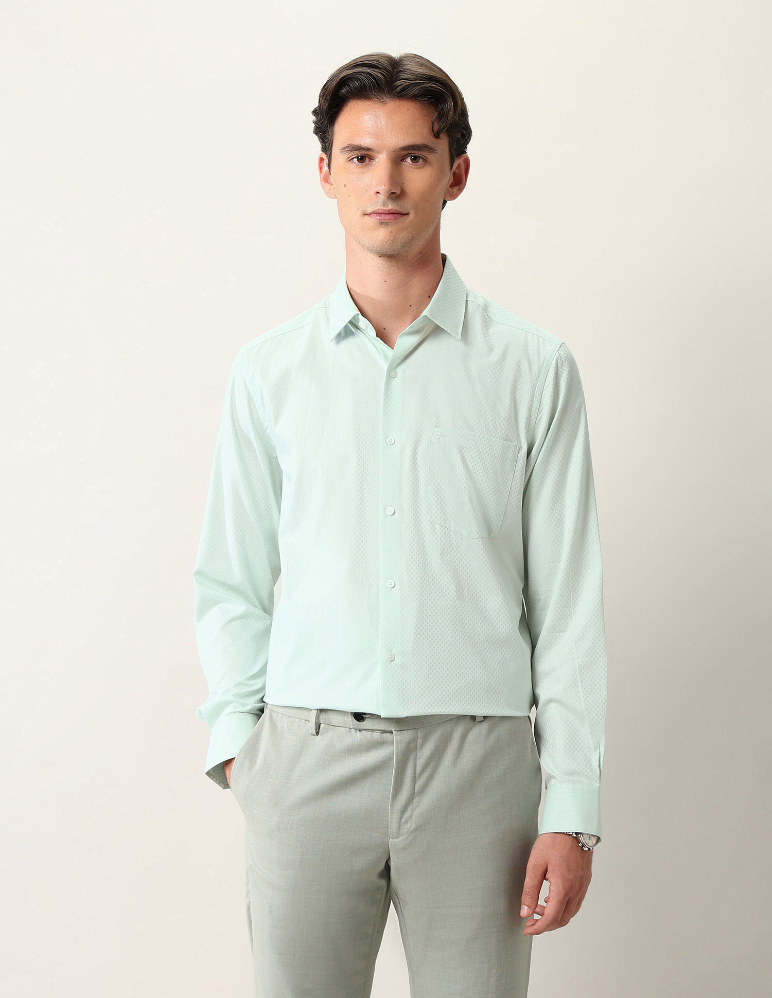 Arrow Liberty Classic Fit Pure Cotton Ceremonial Shirt
