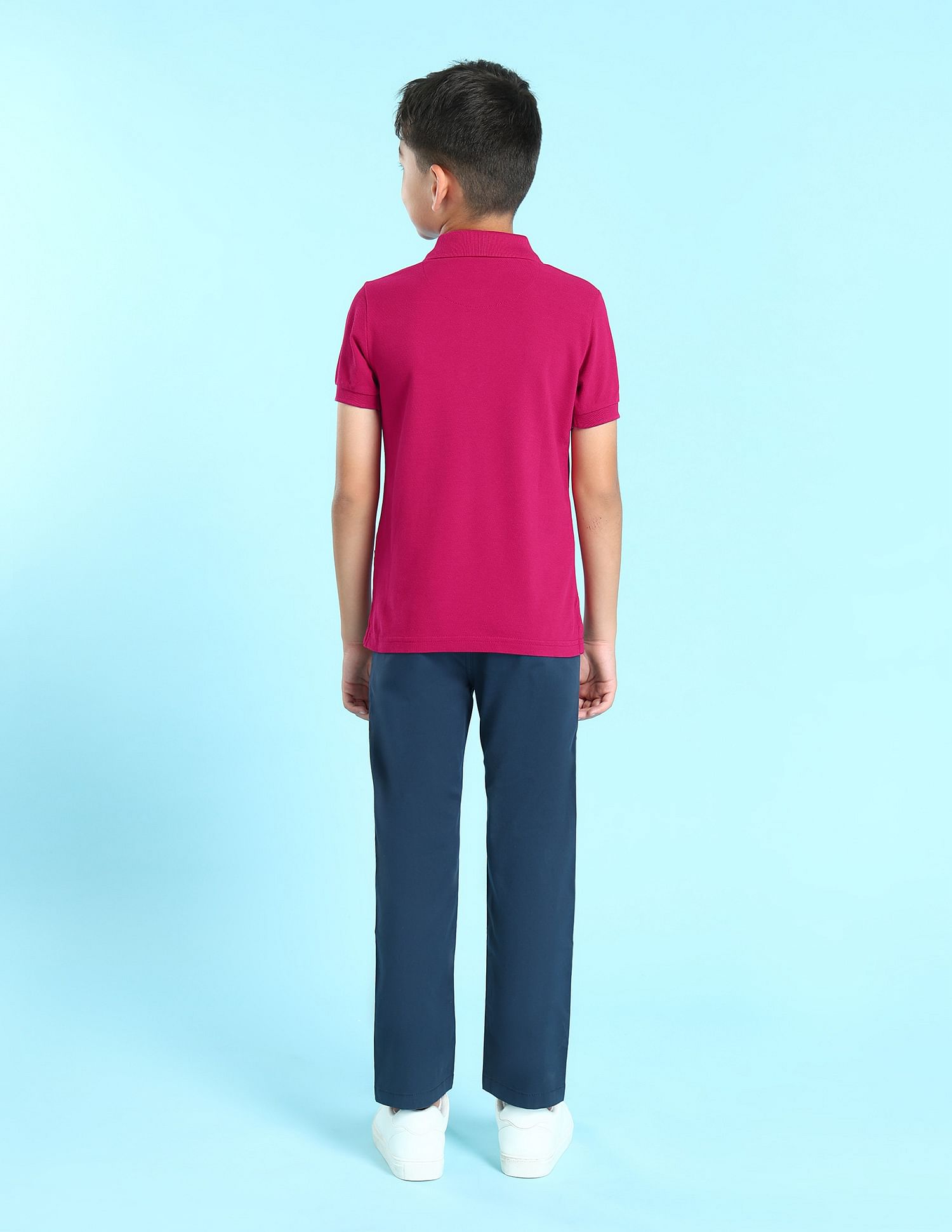 U.S. Polo Assn. Kids Boys Solid Polo Shirt
